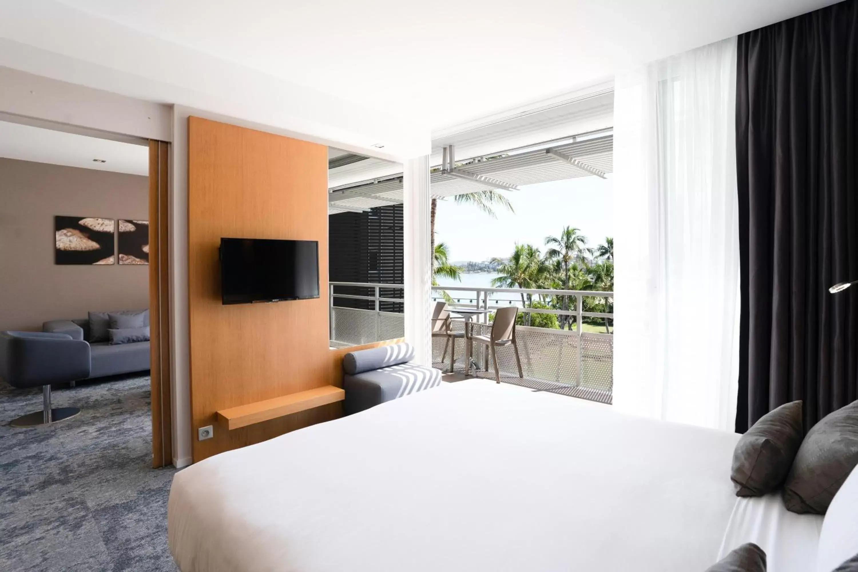 Bed in Chateau Royal Beach Resort & Spa, Noumea