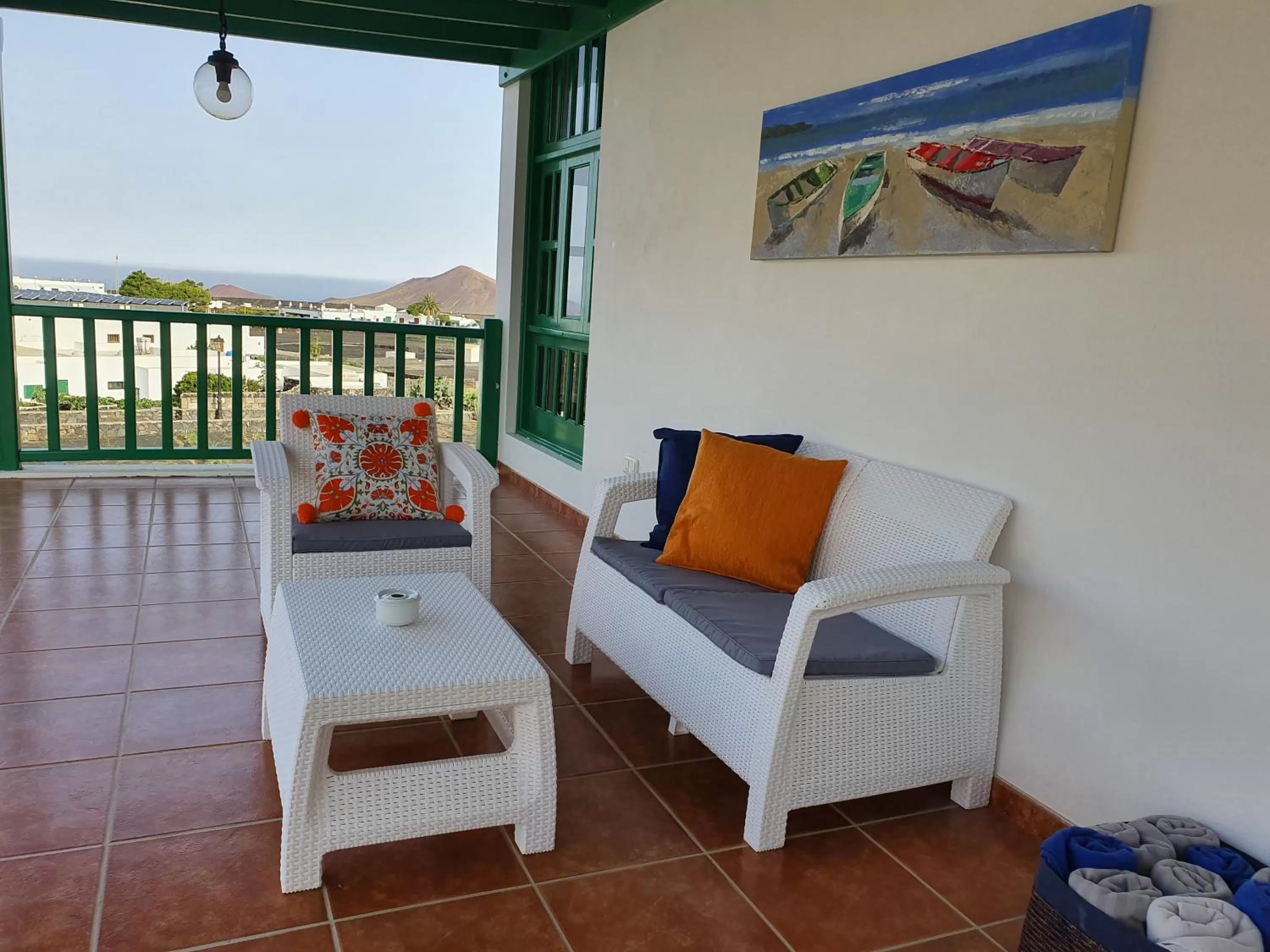 Balcony/Terrace in B&B Hotelito el Campo