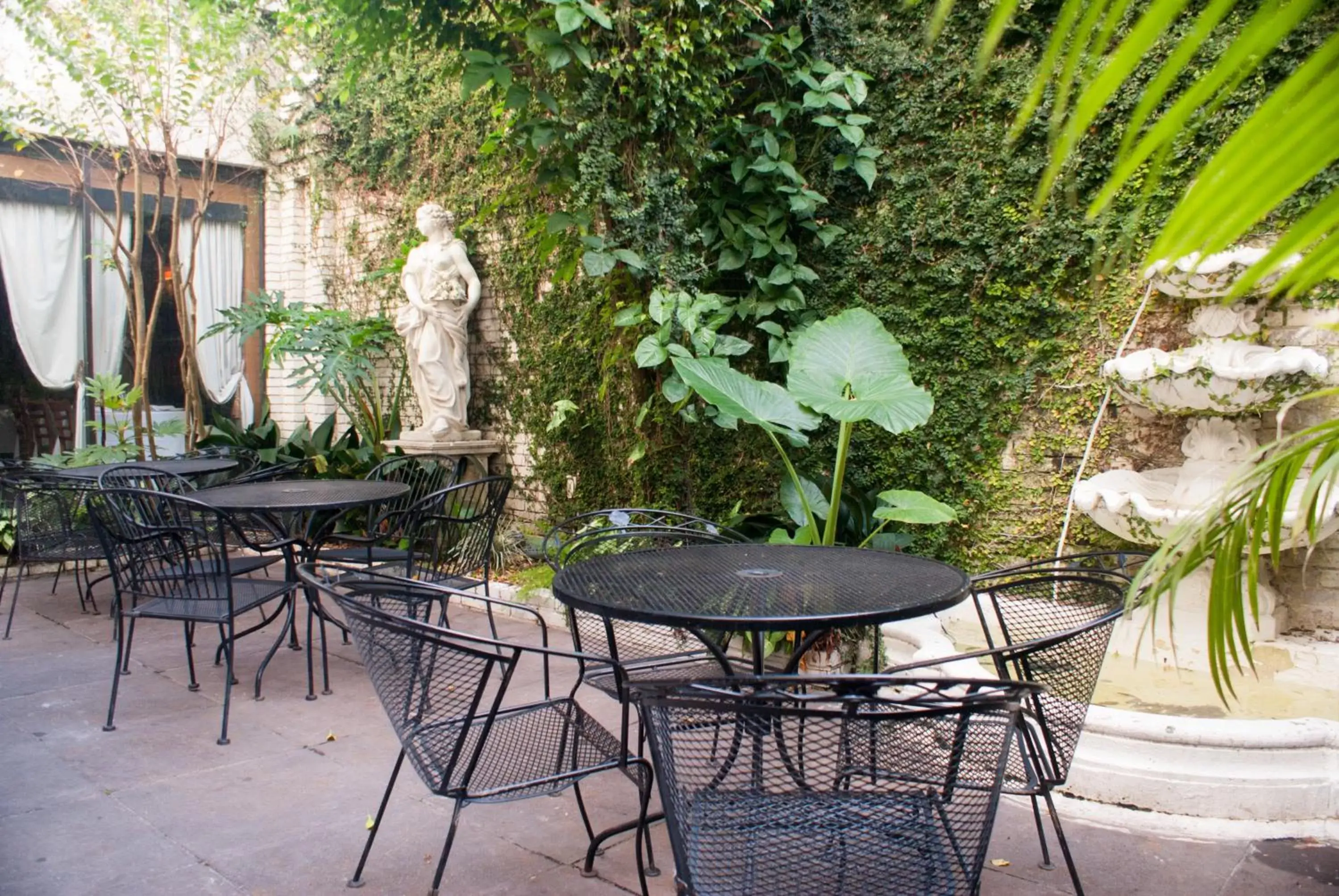 Patio in Prince Conti Hotel