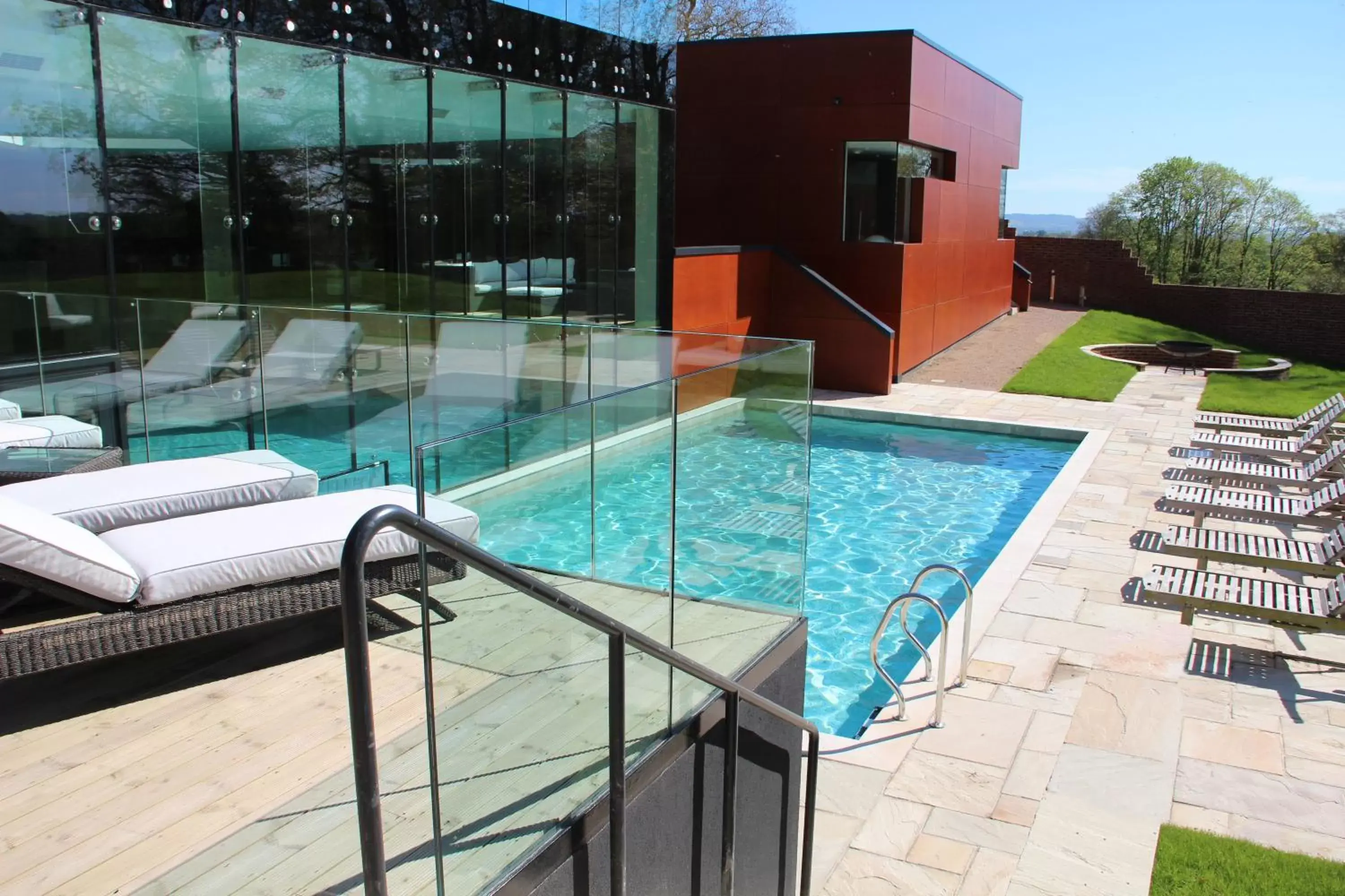 Day, Swimming Pool in Ockenden Manor Hotel & Spa