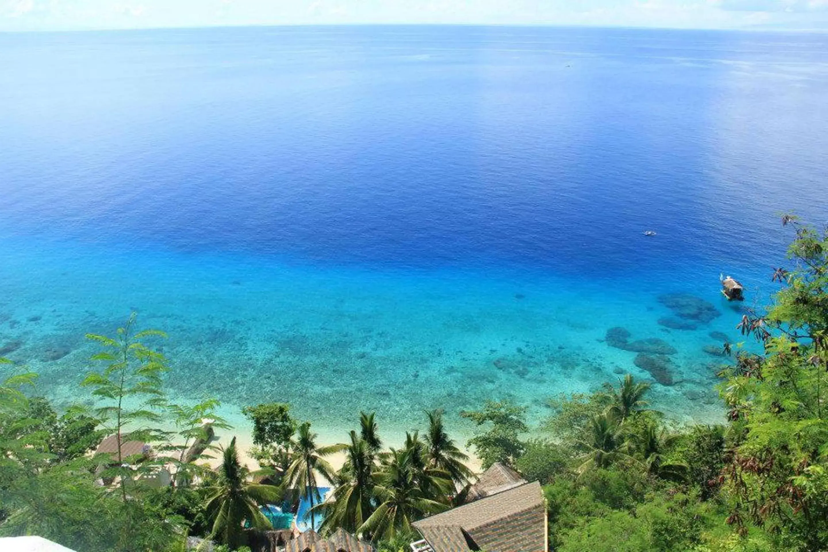 Day, Bird's-eye View in Oslob Seafari Resort