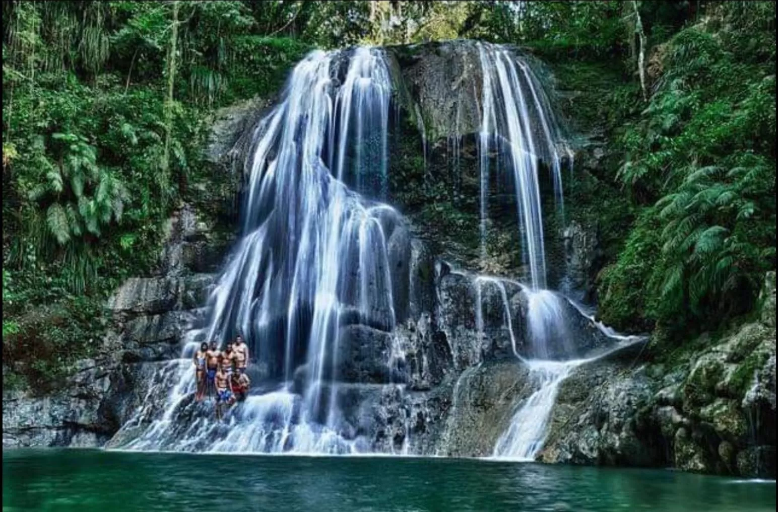 Aqua park in Aguada of the Seas