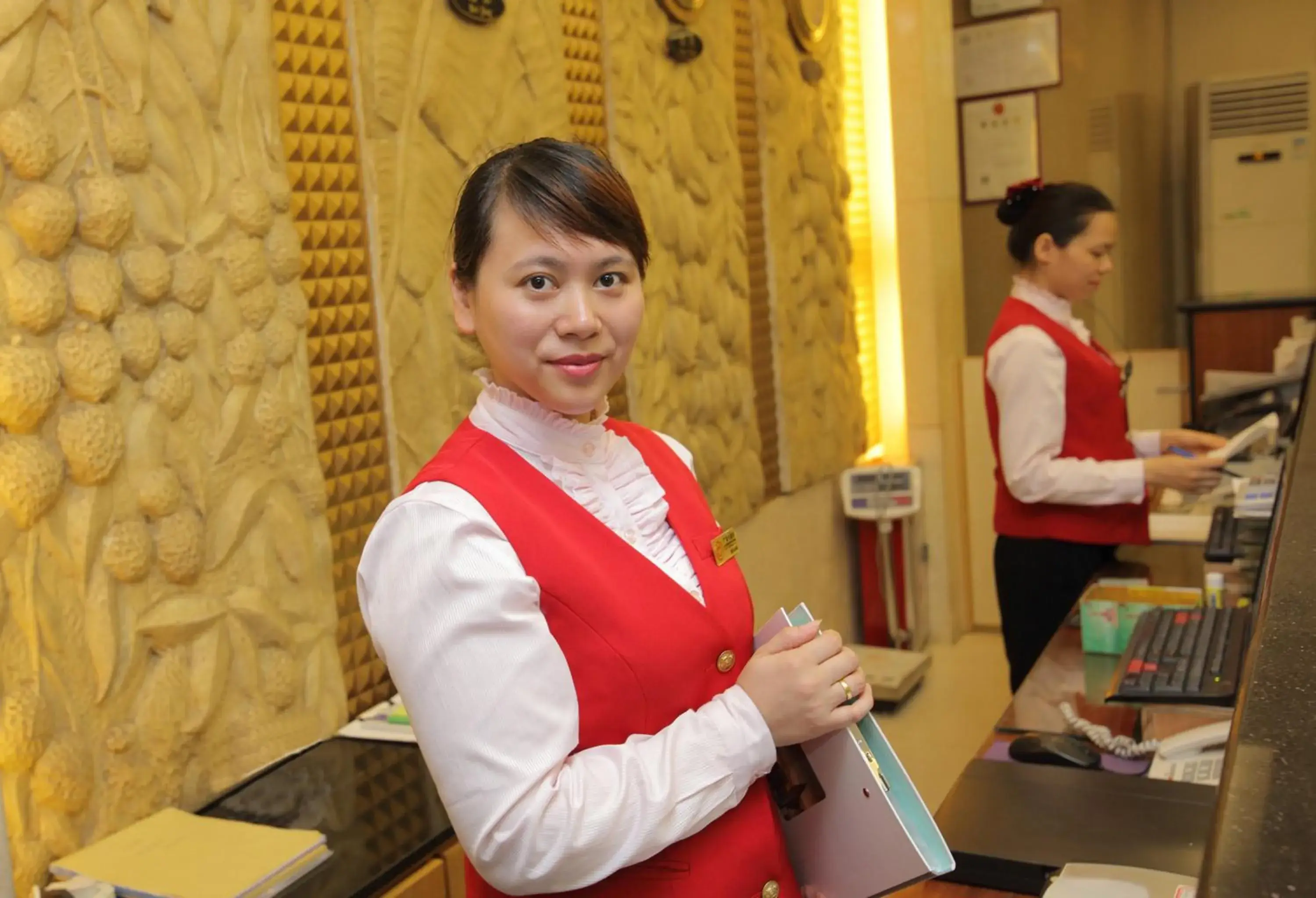 Staff, Lobby/Reception in Guang Dong Hotel