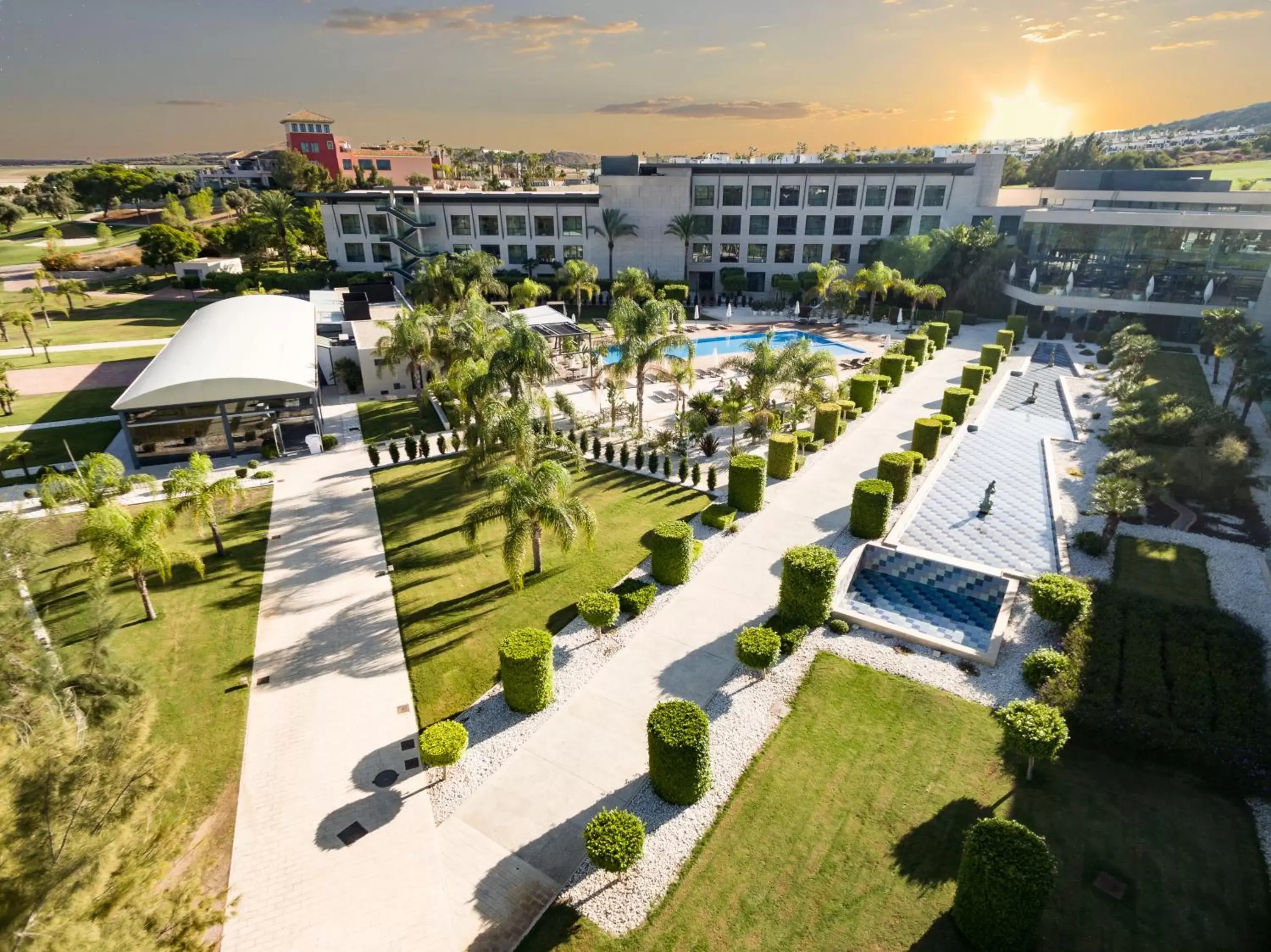 Bird's eye view in La Finca Resort