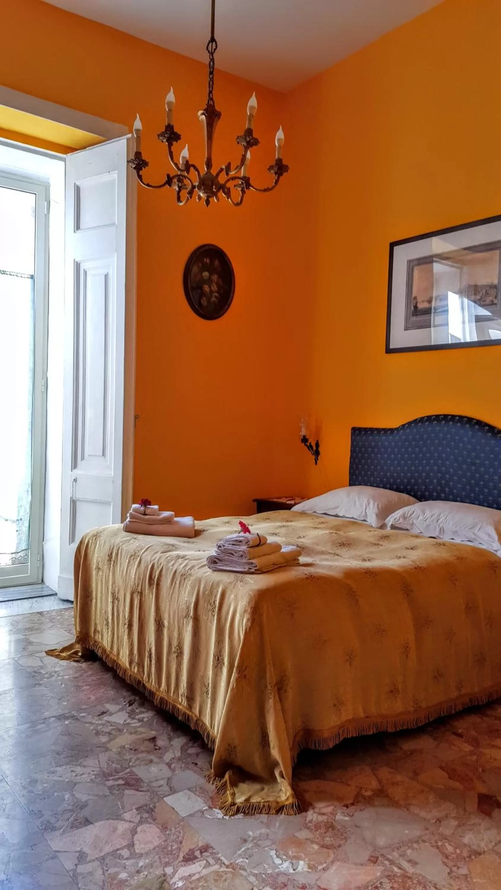 Photo of the whole room, Bed in A Casa di Mamma