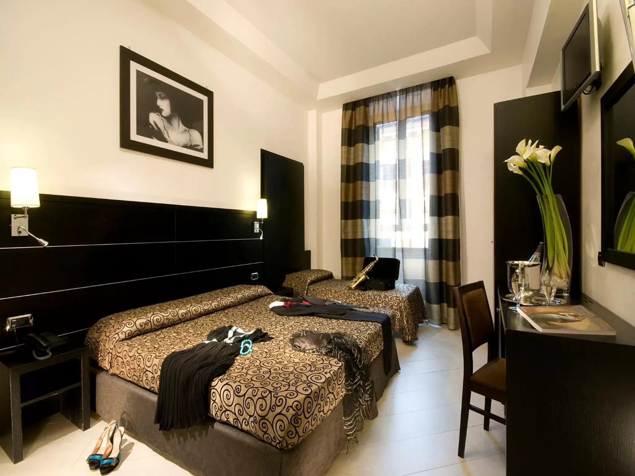 Bed in Hotel Sonya