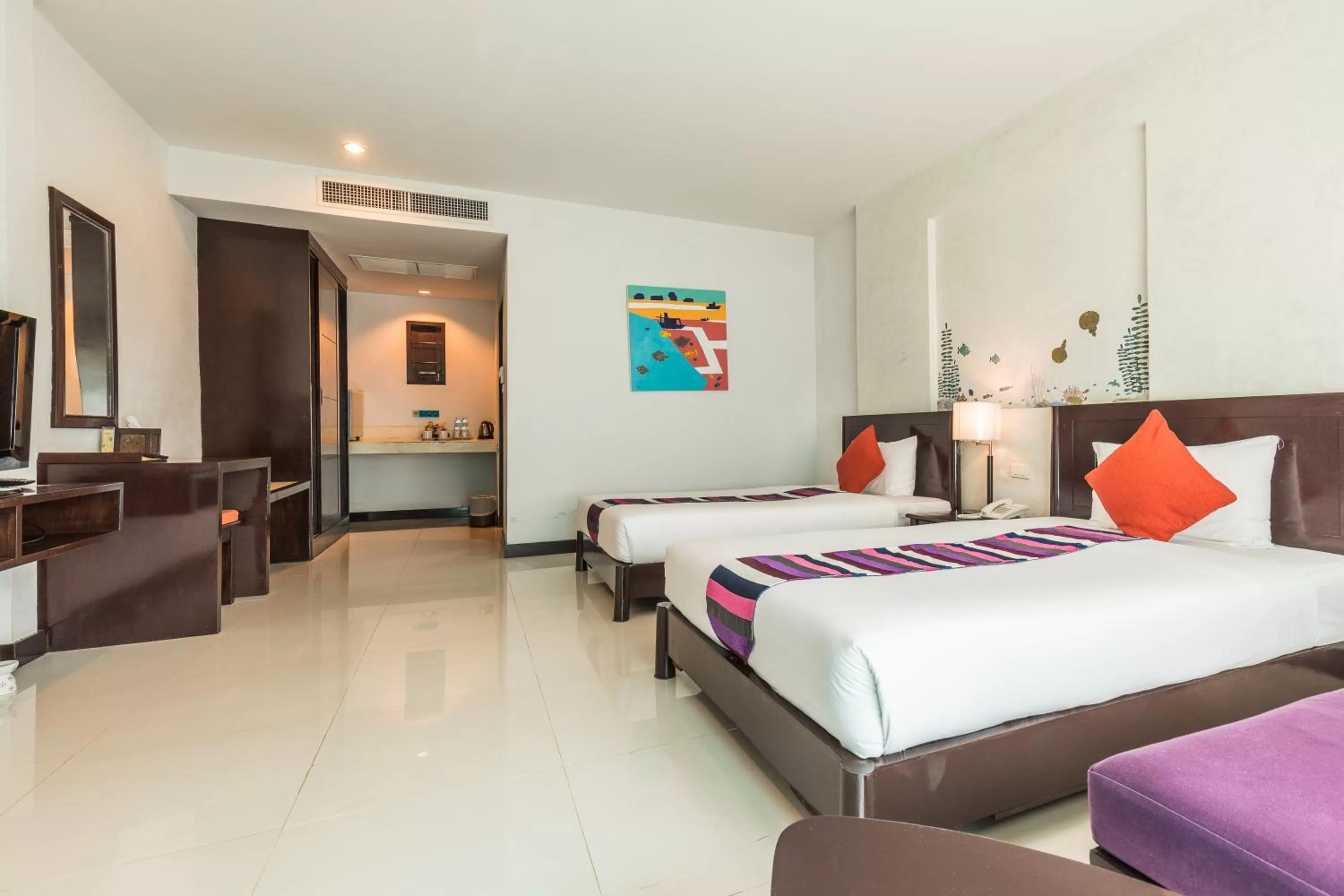 Bed in Krabi Aquamarine Resort - SHA Plus