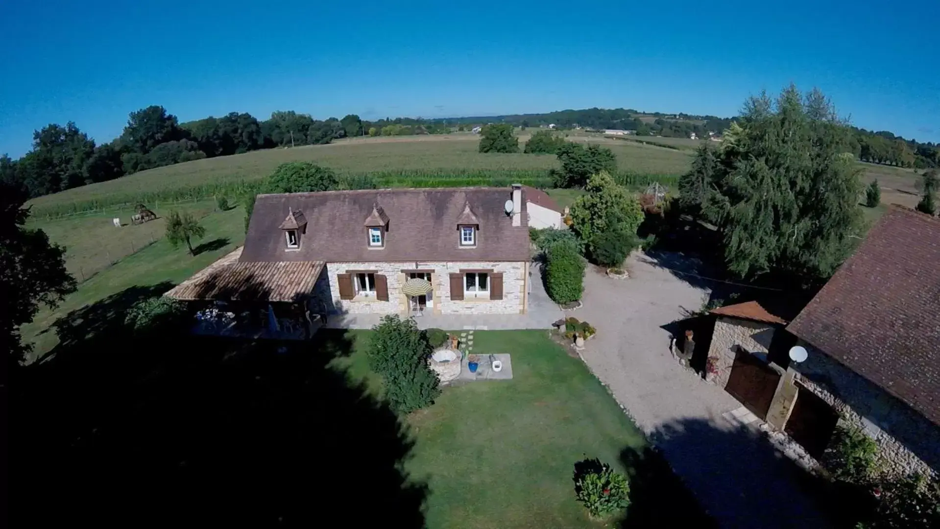 Bird's-eye View in Chambres d'Hotes Carpediem