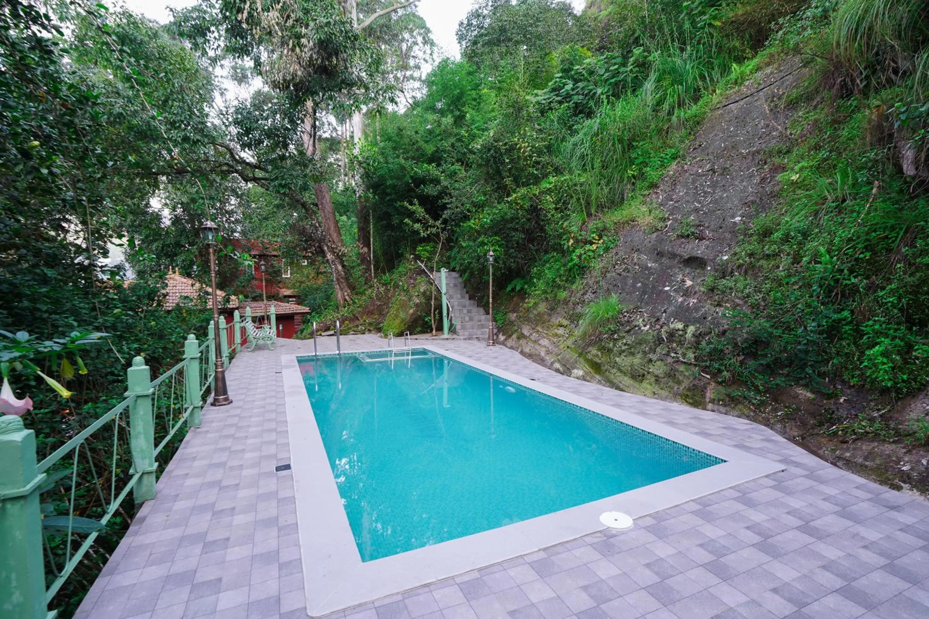 Swimming pool in Tea Valley Resort, Munnar