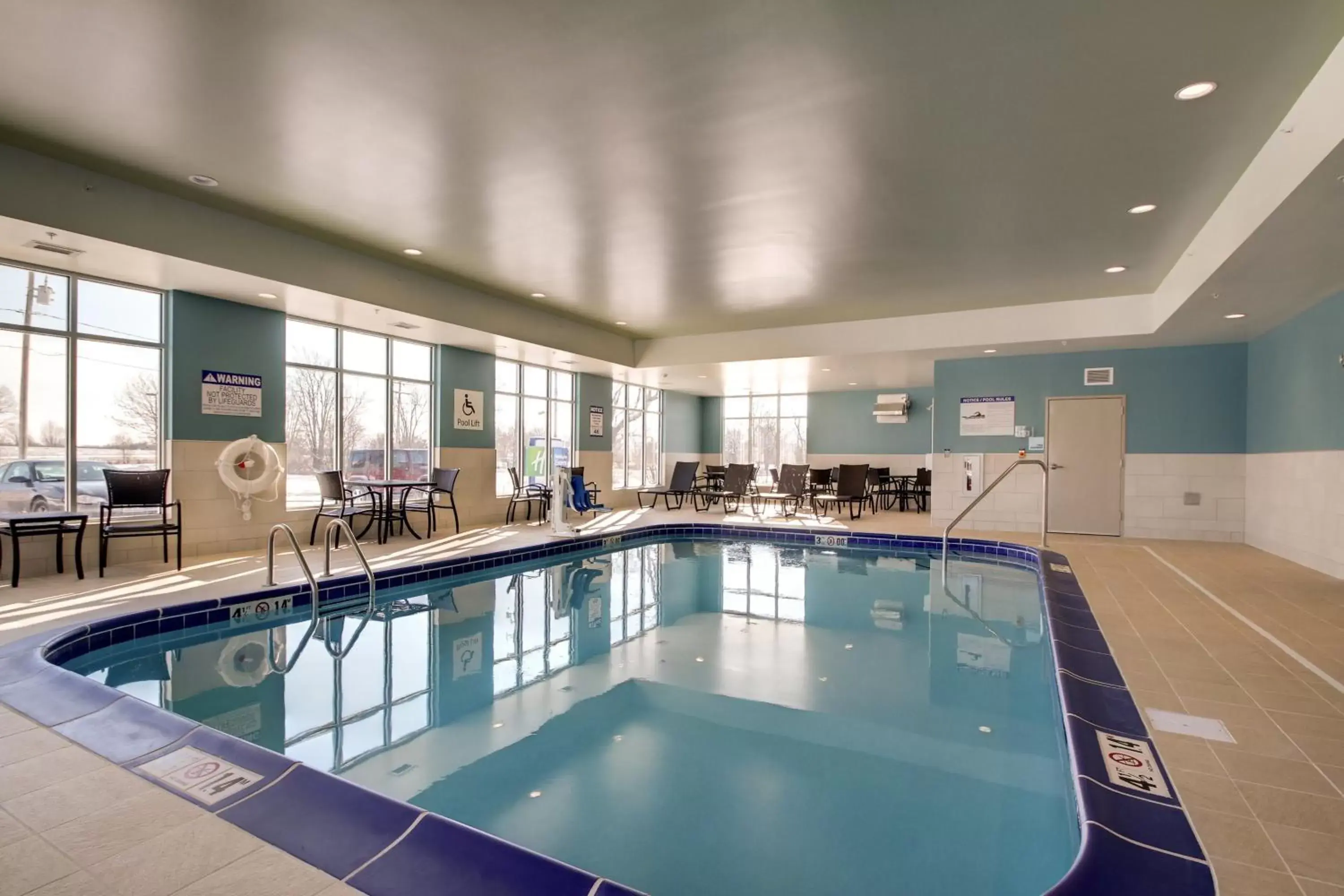 Swimming Pool in Holiday Inn Express & Suites Galesburg, an IHG Hotel