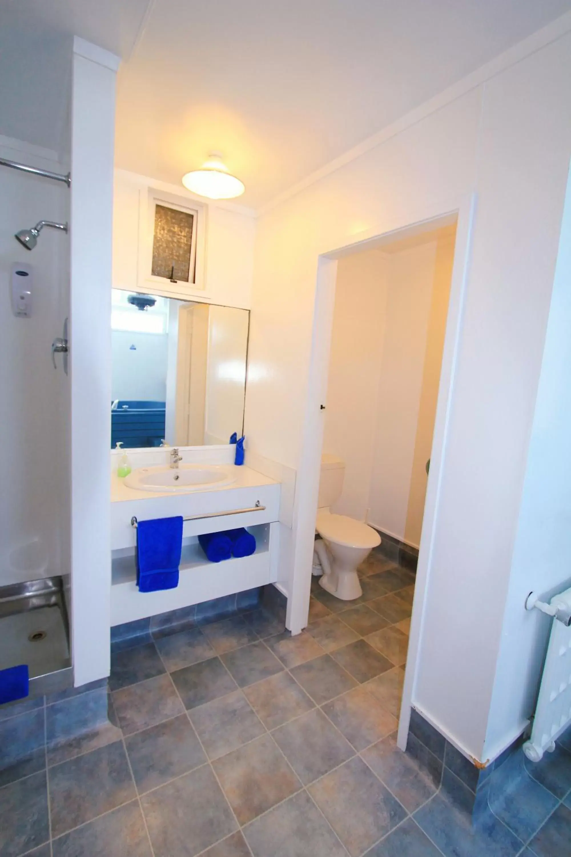 Shower, Bathroom in Golden Glow Motel