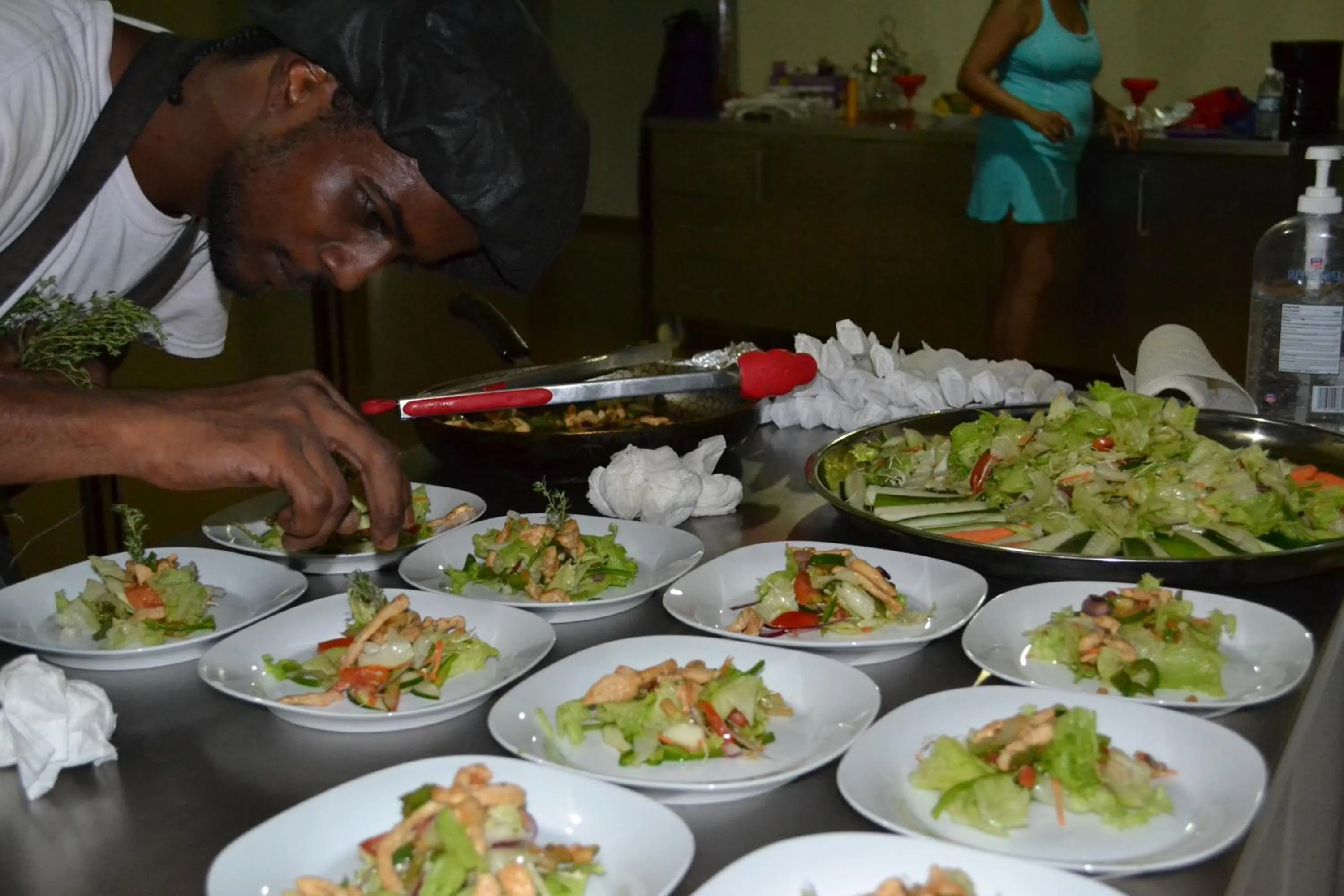 Lunch in Skyblue Resort Negril