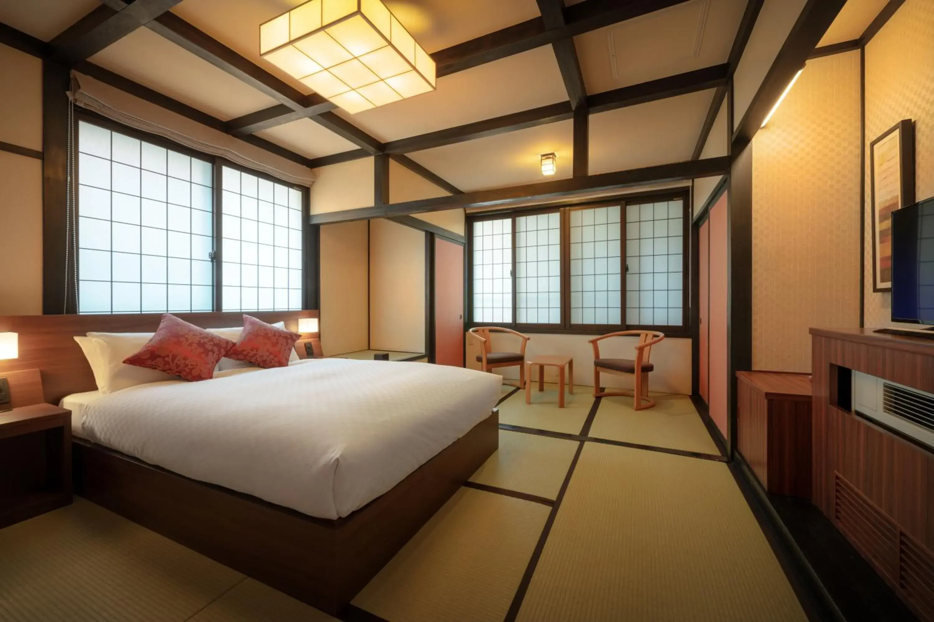 Photo of the whole room, Bed in Zao Onsen Omiya Ryokan Photo of the whole room, Bed in Zao Onsen Omiya Ryokan