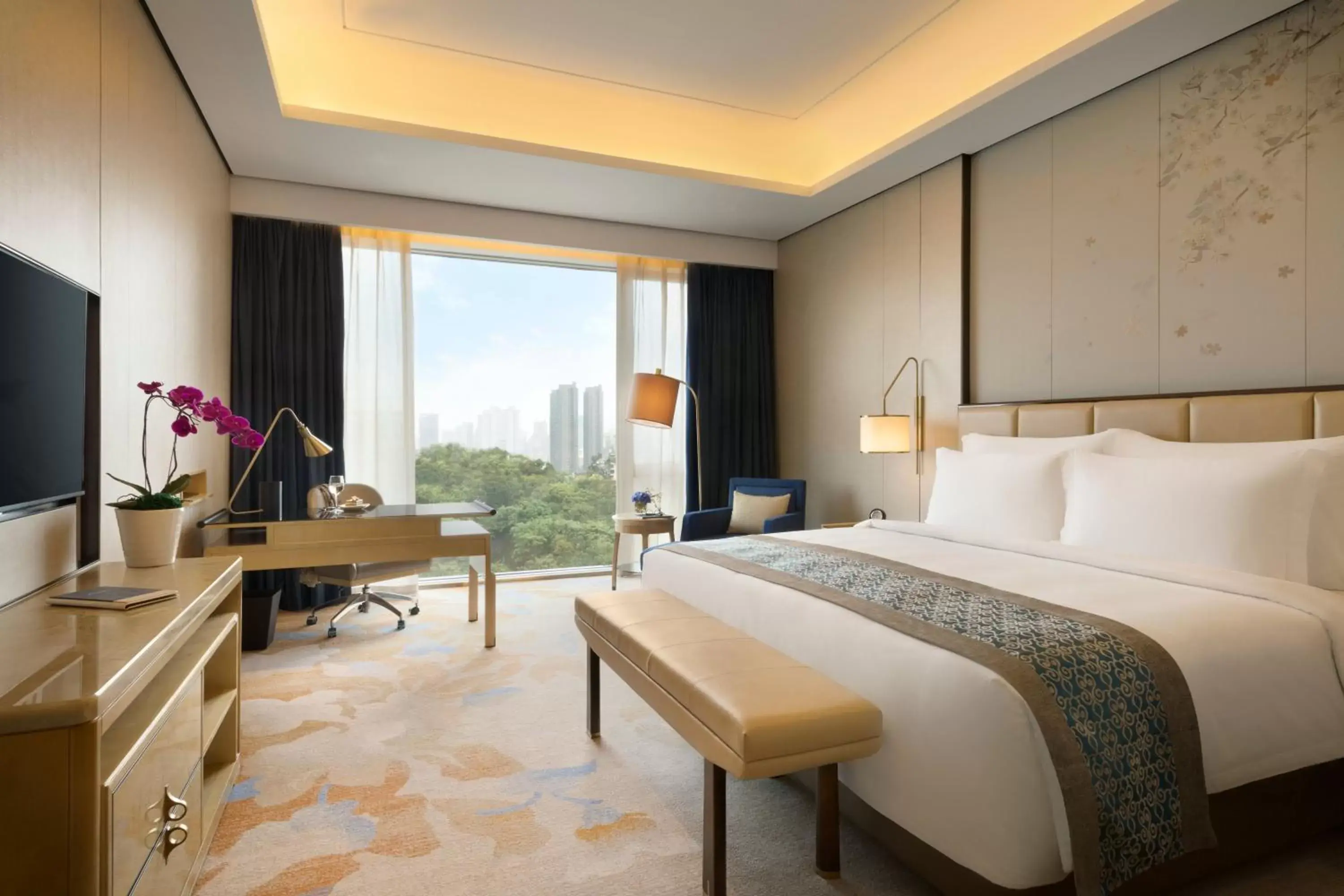 Bedroom, Room Photo in Kempinski Hotel Fuzhou