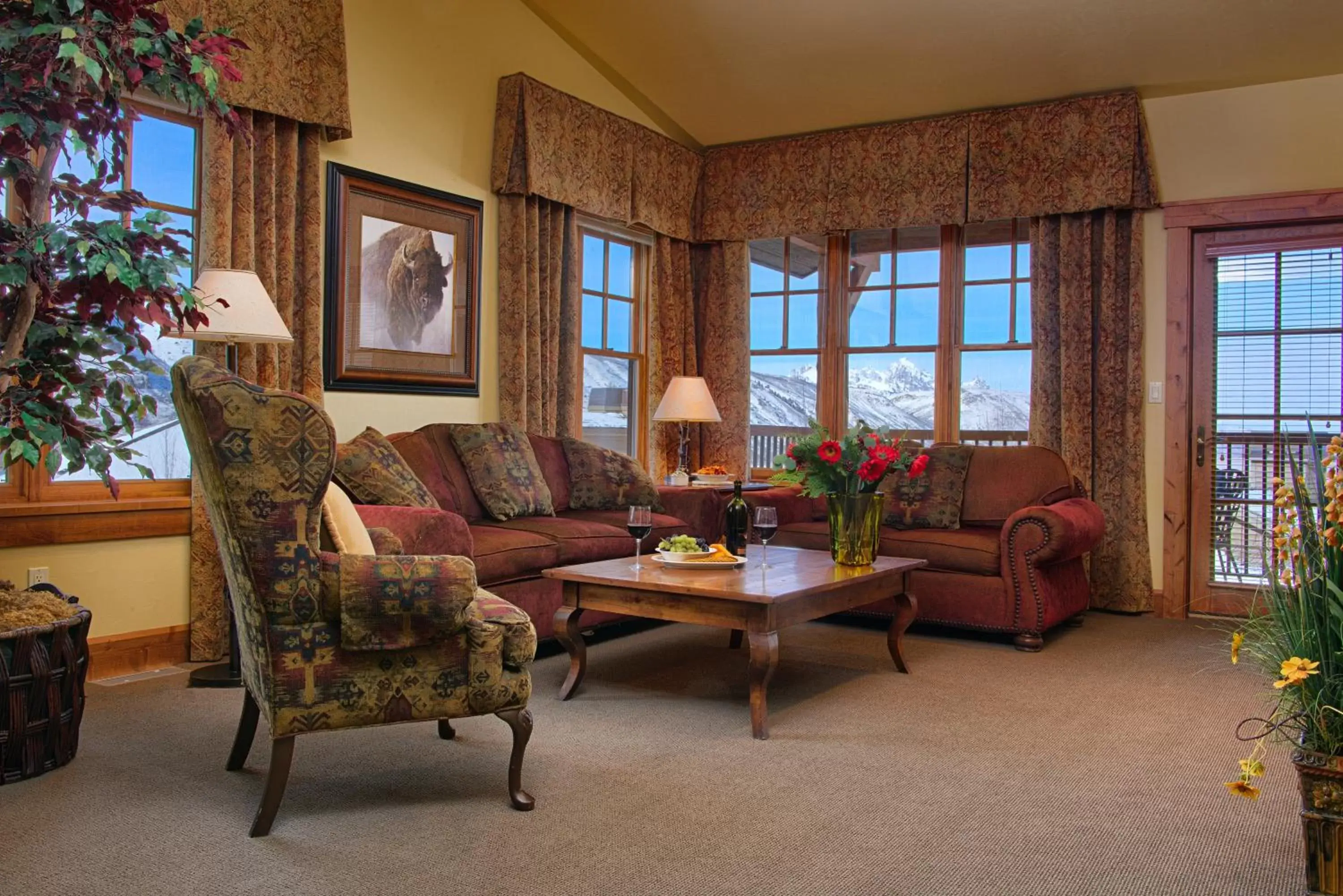 Balcony/Terrace, Seating Area in The Lexington at Jackson Hole