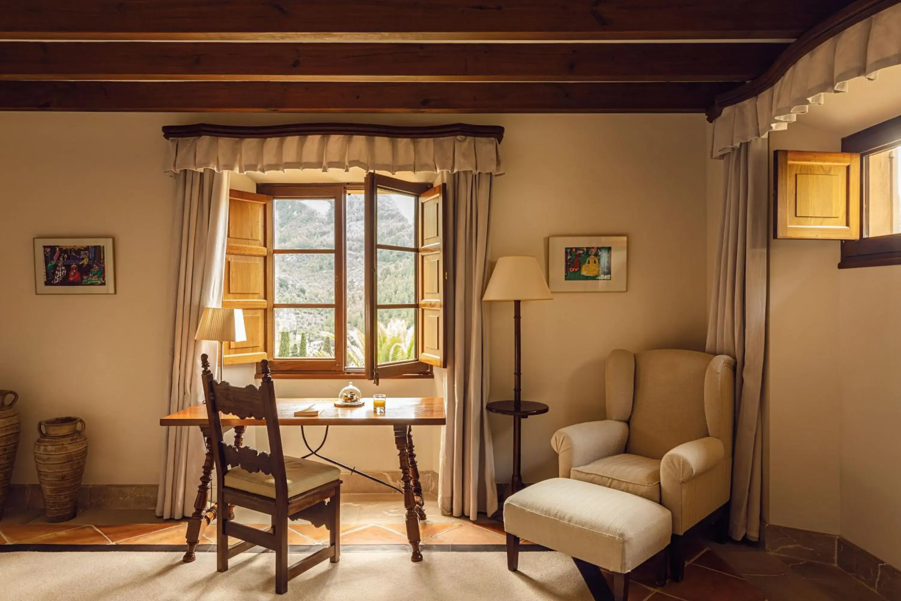 Living room, Seating Area in La Residencia, A Belmond Hotel, Mallorca