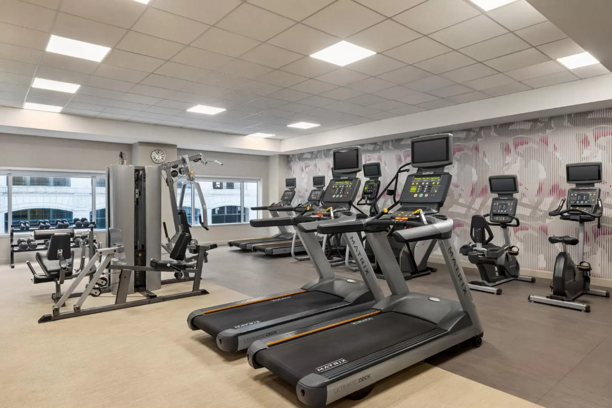 Fitness centre/facilities, Fitness Center/Facilities in Crowne Plaza Cleveland at Playhouse Square, an IHG Hotel