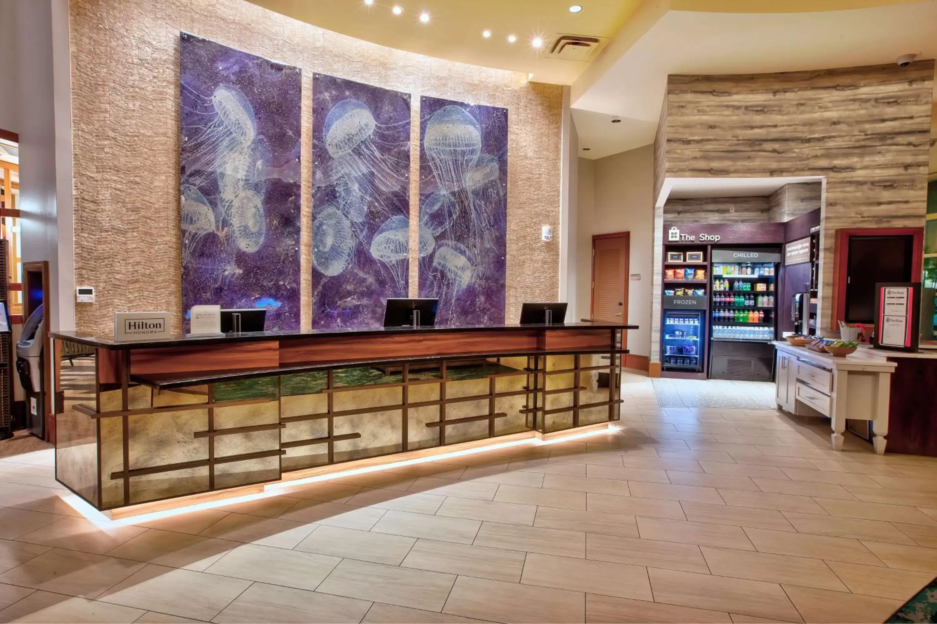 Dining area, Lobby/Reception in Hilton Garden Inn Virginia Beach Oceanfront