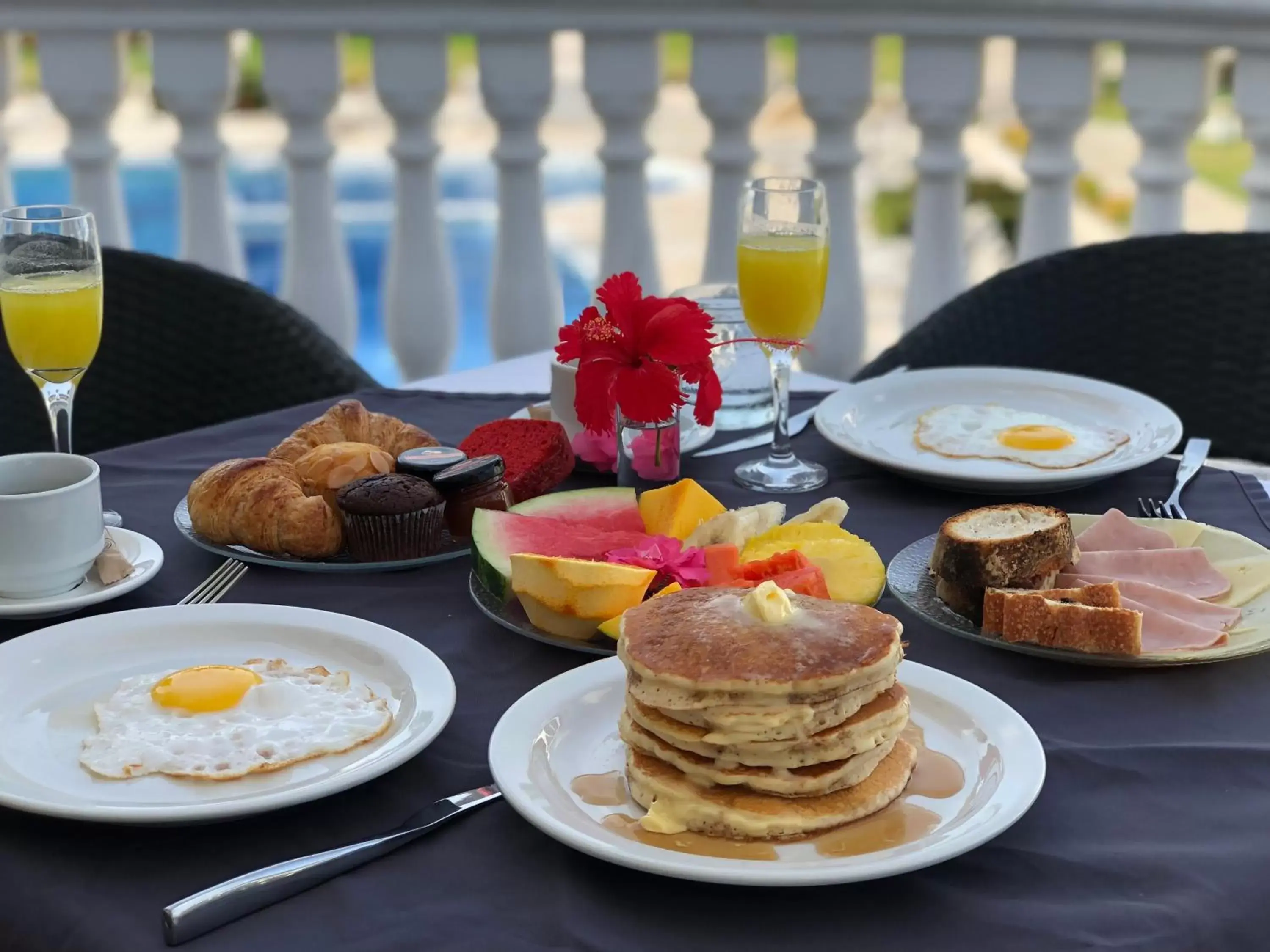 Breakfast in Albachiara Hotel - Las Terrenas