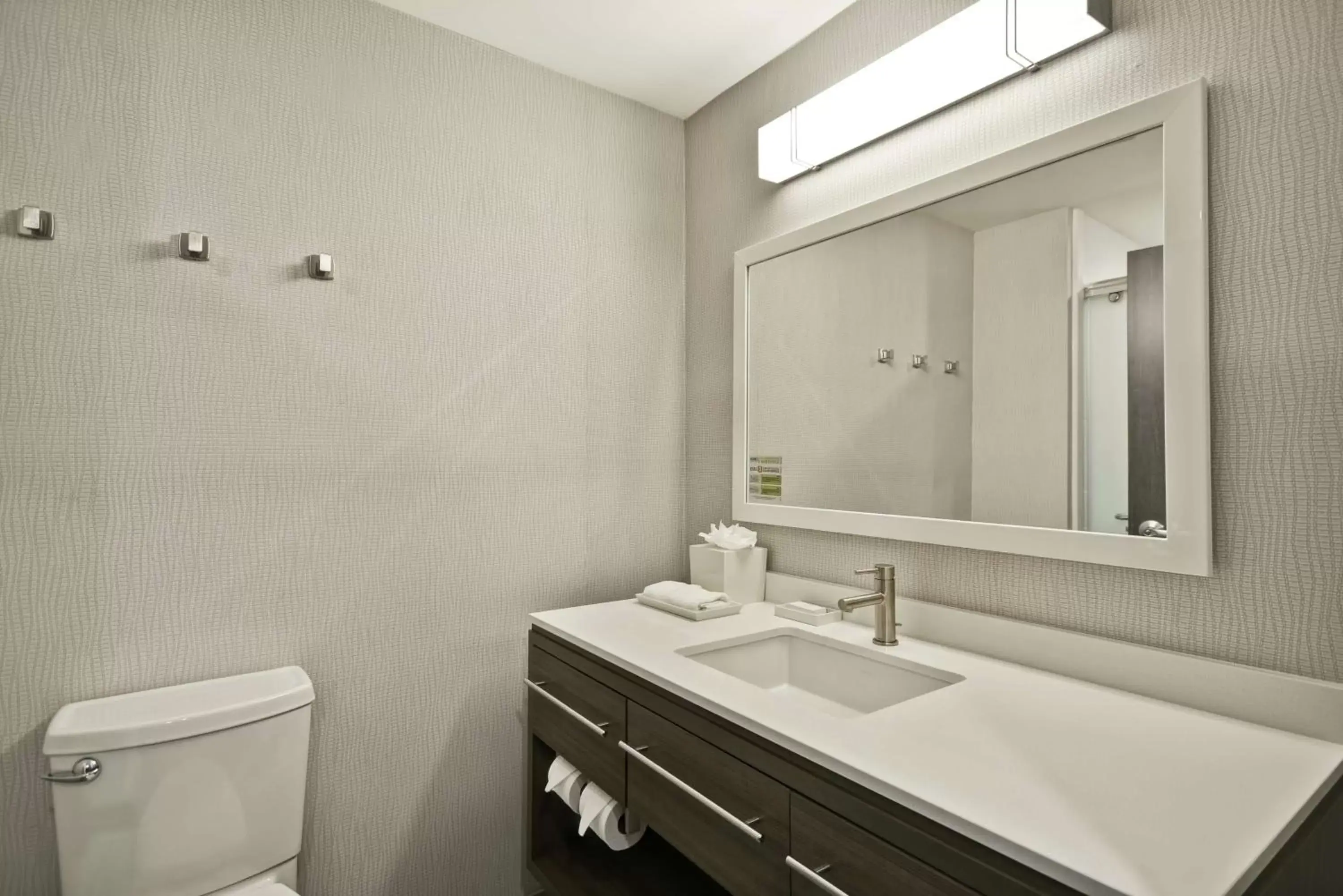 Bathroom in Home2 Suites By Hilton Atlanta Lithia Springs Bathroom in Home2 Suites By Hilton Atlanta Lithia Springs
