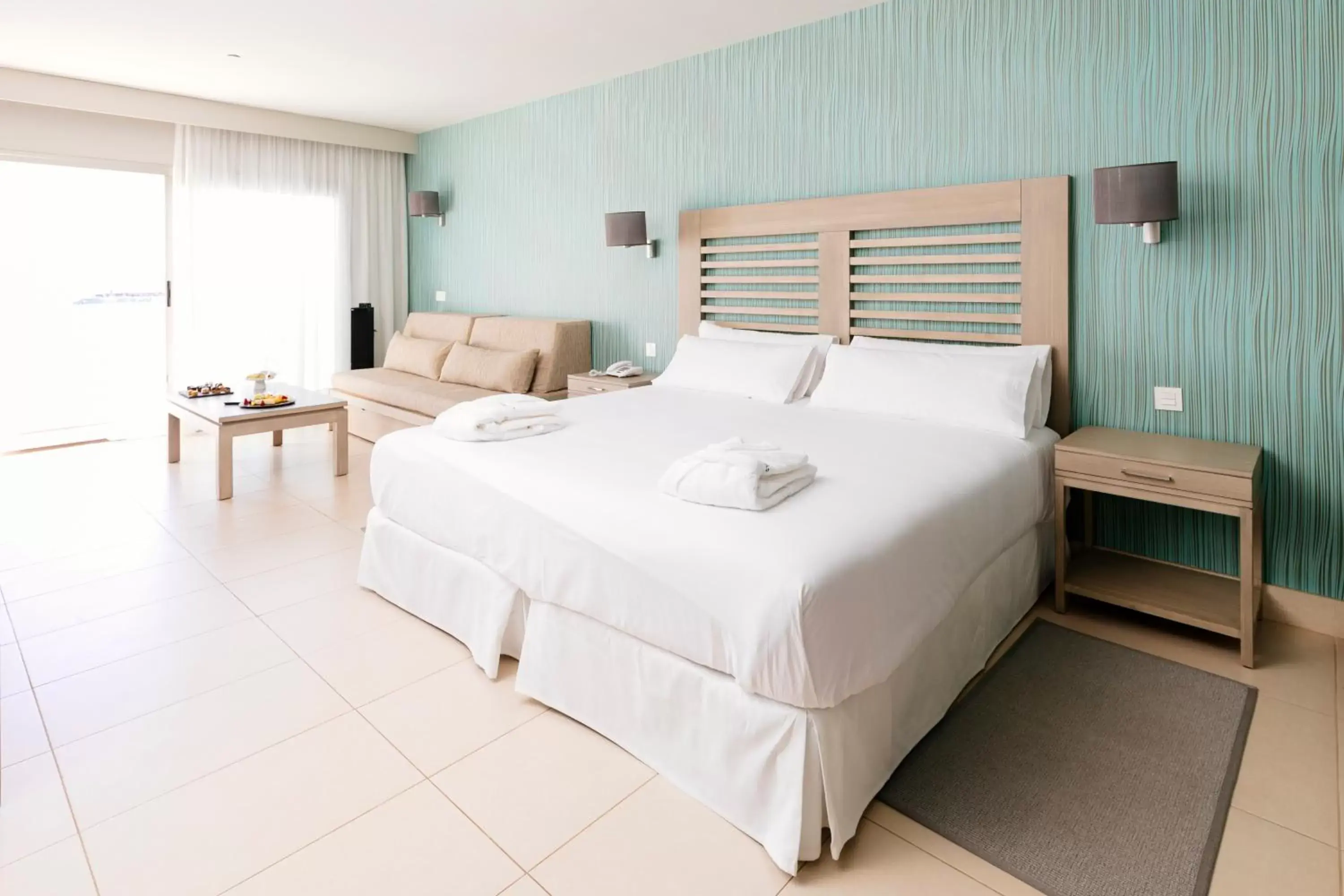 Bed in HD Beach Resort