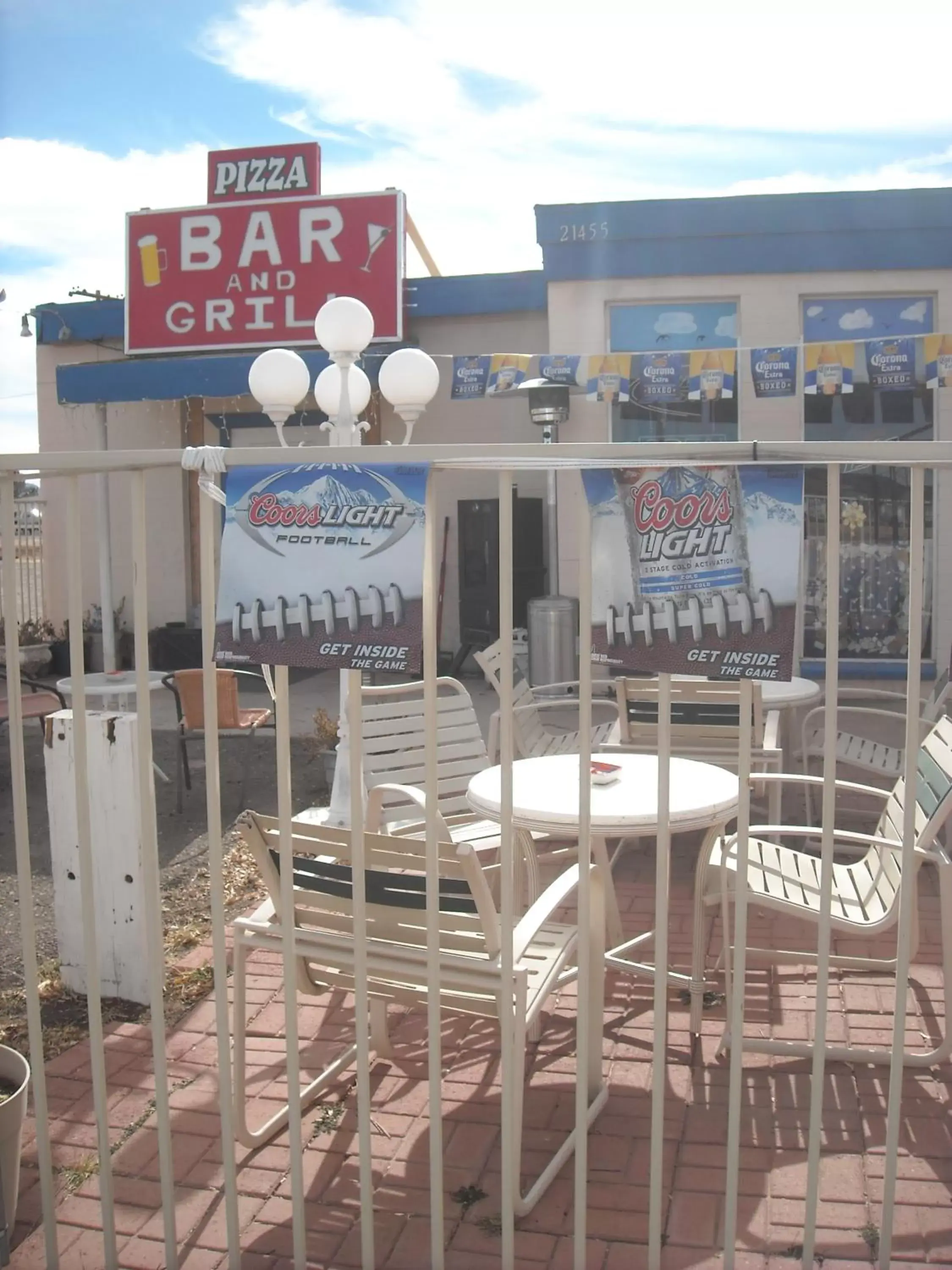 Patio in Stagecoach 66 Motel