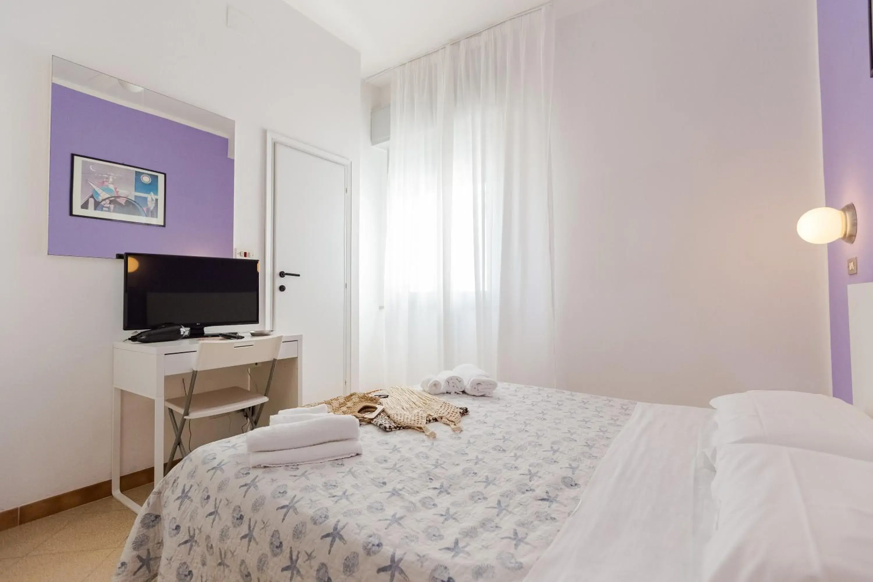 Bed in Hotel Sanremo