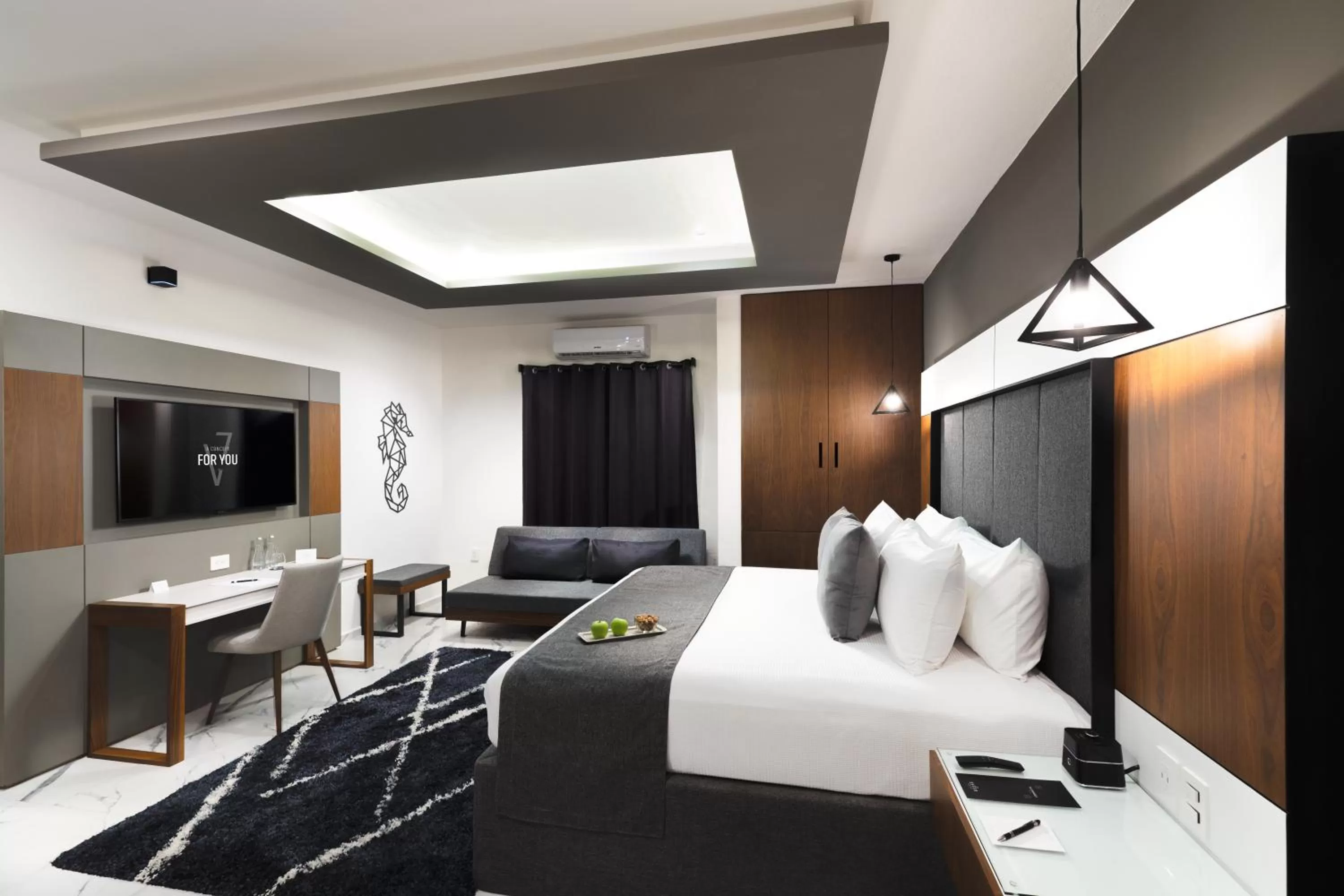 Photo of the whole room in Seven Boutique Apartments Cancún