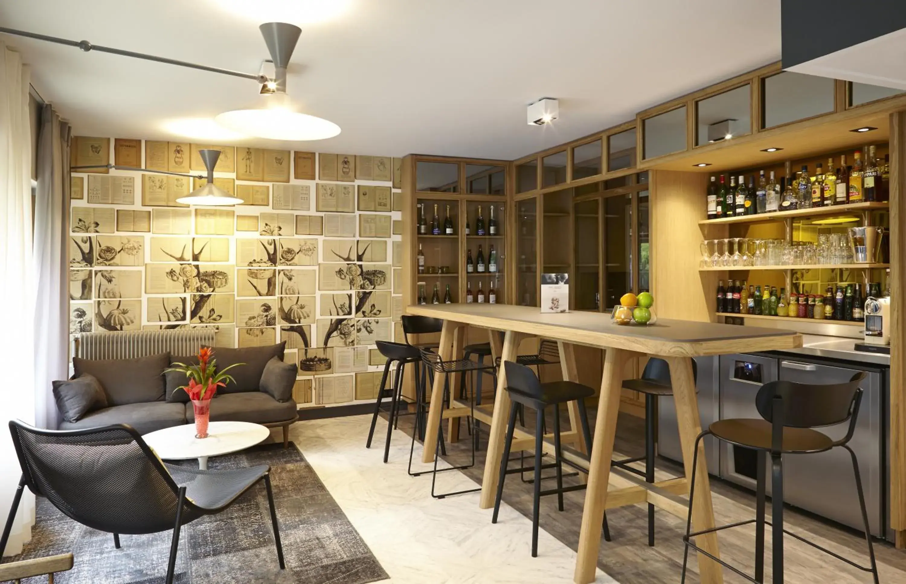 Lobby or reception, Lounge/Bar in Mercure Paris Bastille Saint Antoine