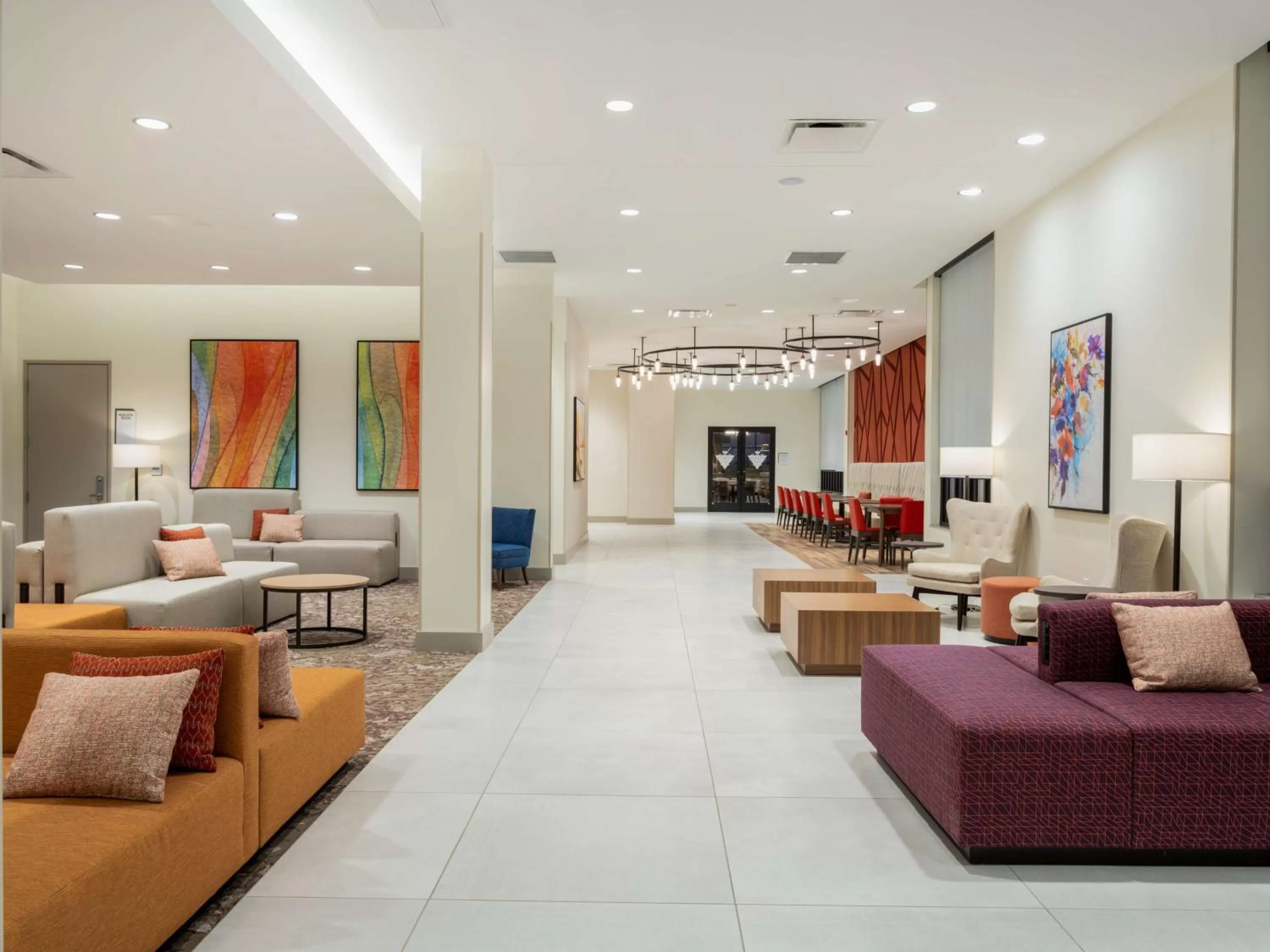 Lobby or reception in Hilton Garden Inn Jeffersonville, In