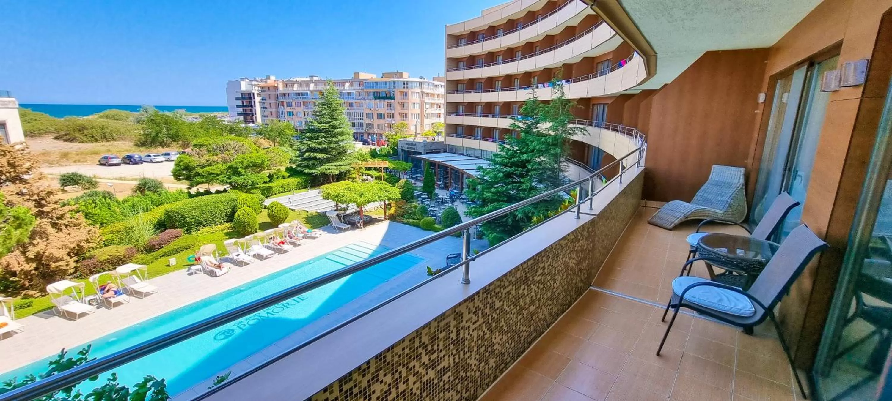 Balcony/Terrace in Grand Hotel Pomorie - Medical spa
