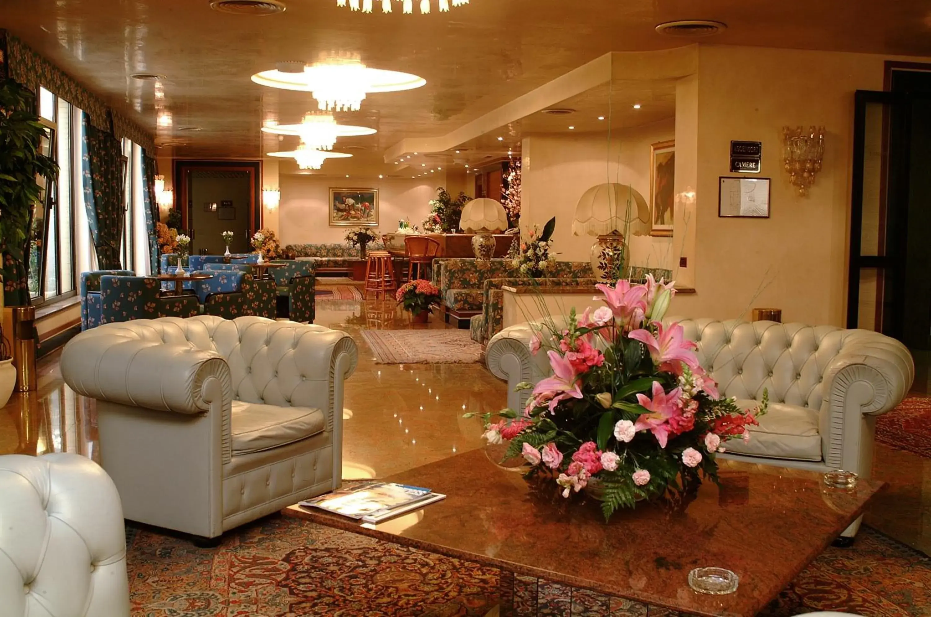 Lobby or reception in Hotel Leonardo Da Vinci