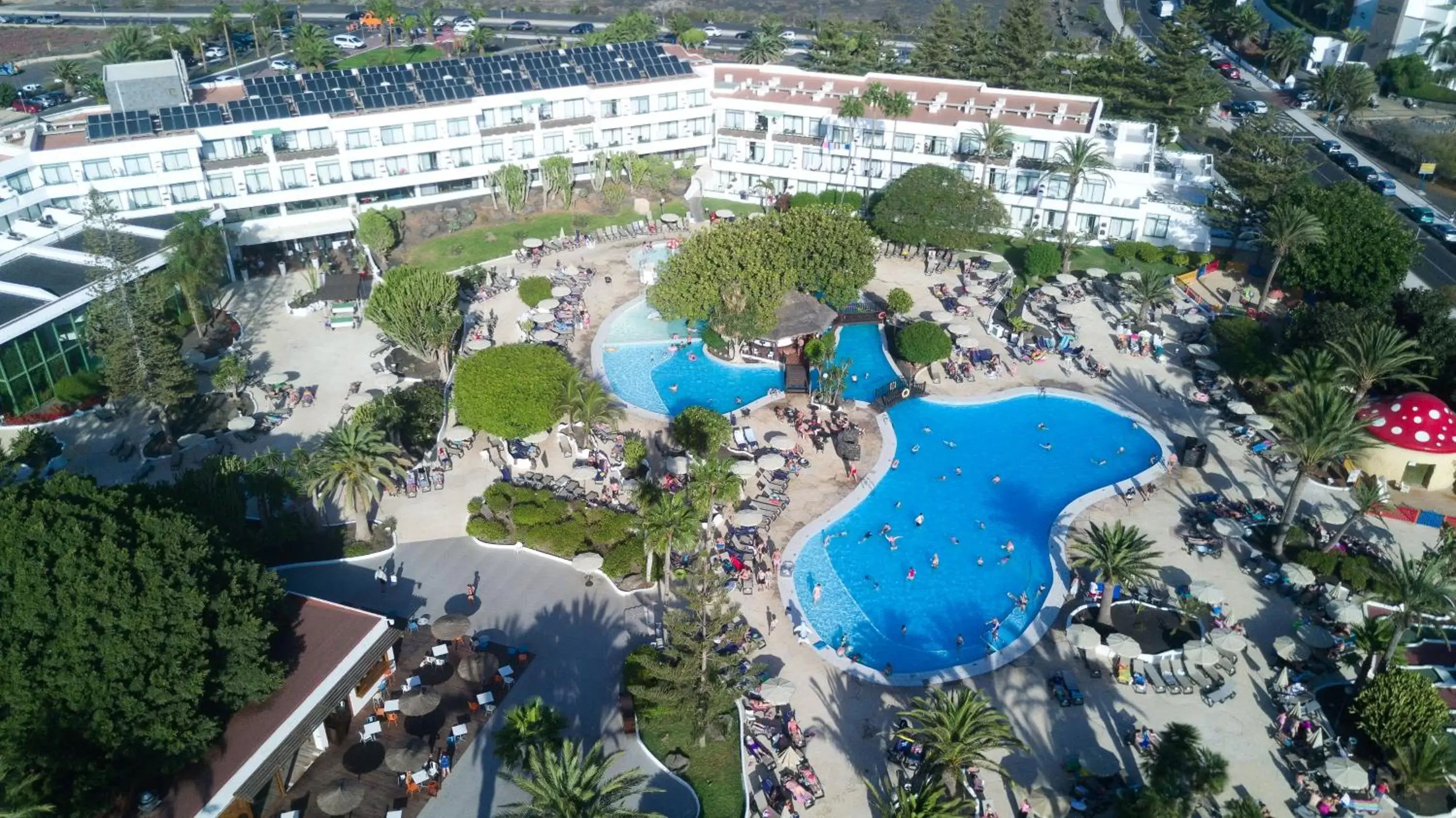 Bird's eye view, Bird's-eye View in H10 Lanzarote Princess