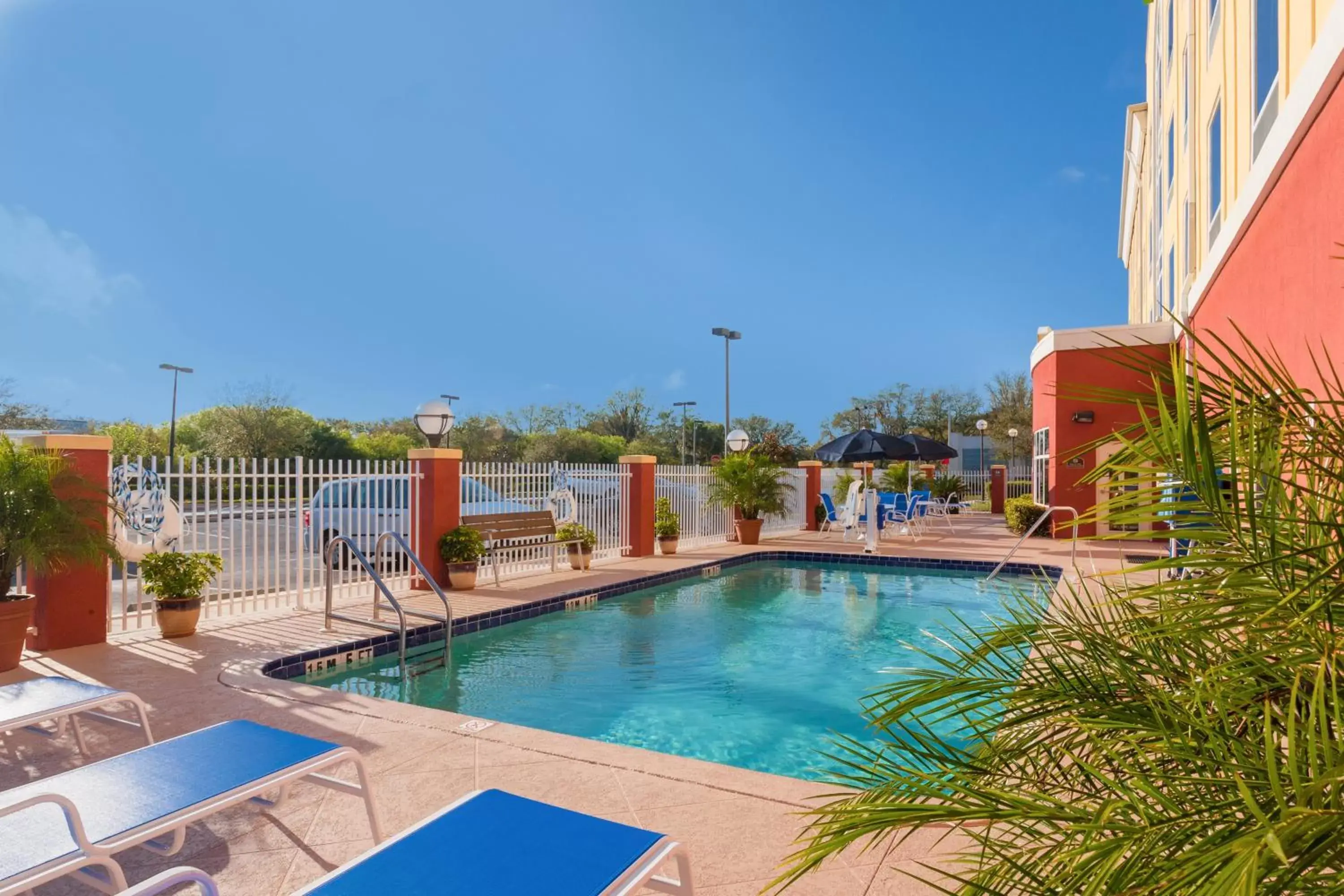 Swimming Pool in Holiday Inn Express Hotel & Suites Tampa-Fairgrounds-Casino, an IHG Hotel