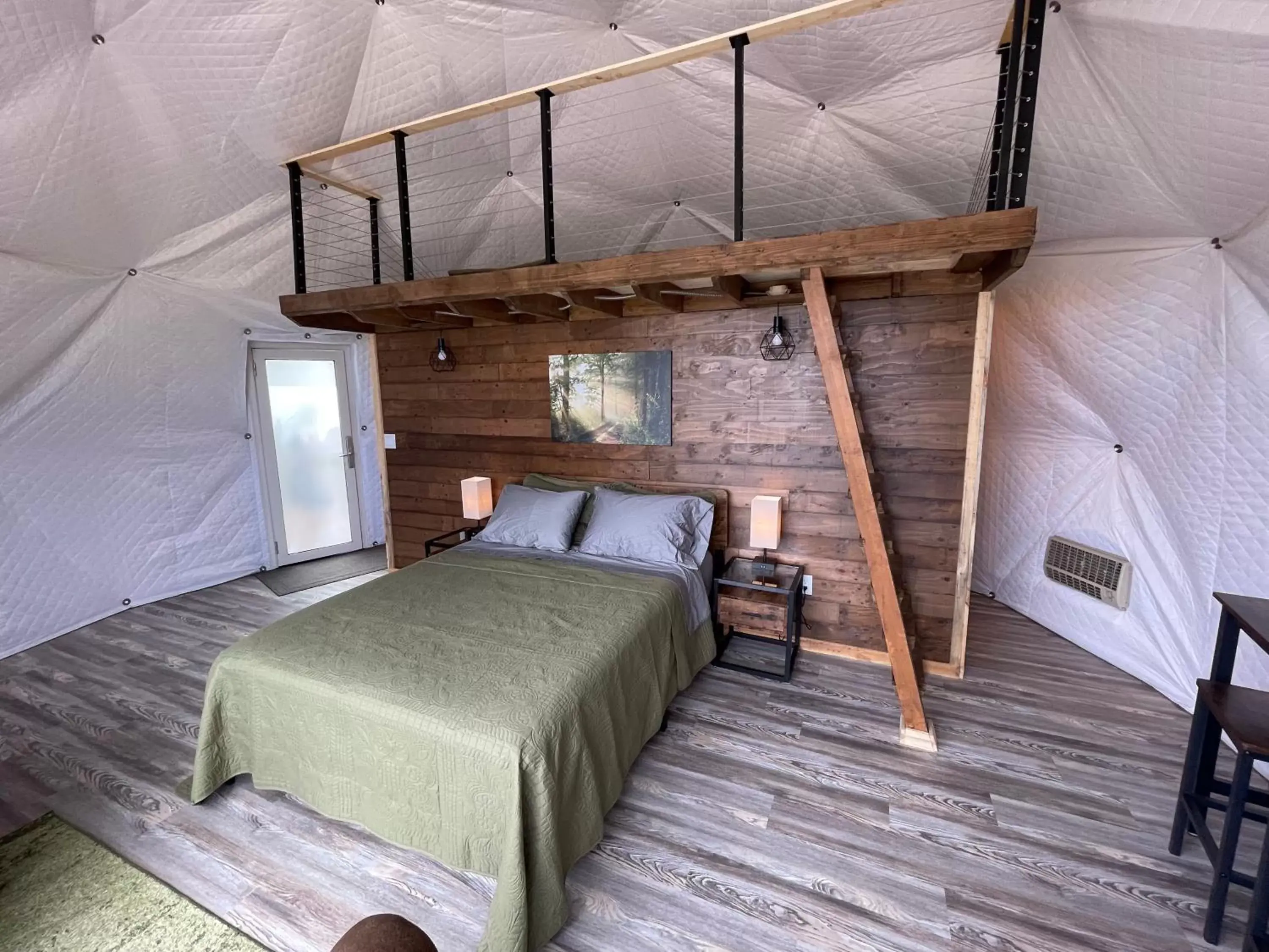 Photo of the whole room, Bed in Canyon Rim Domes - A Luxury Glamping Experience!!
