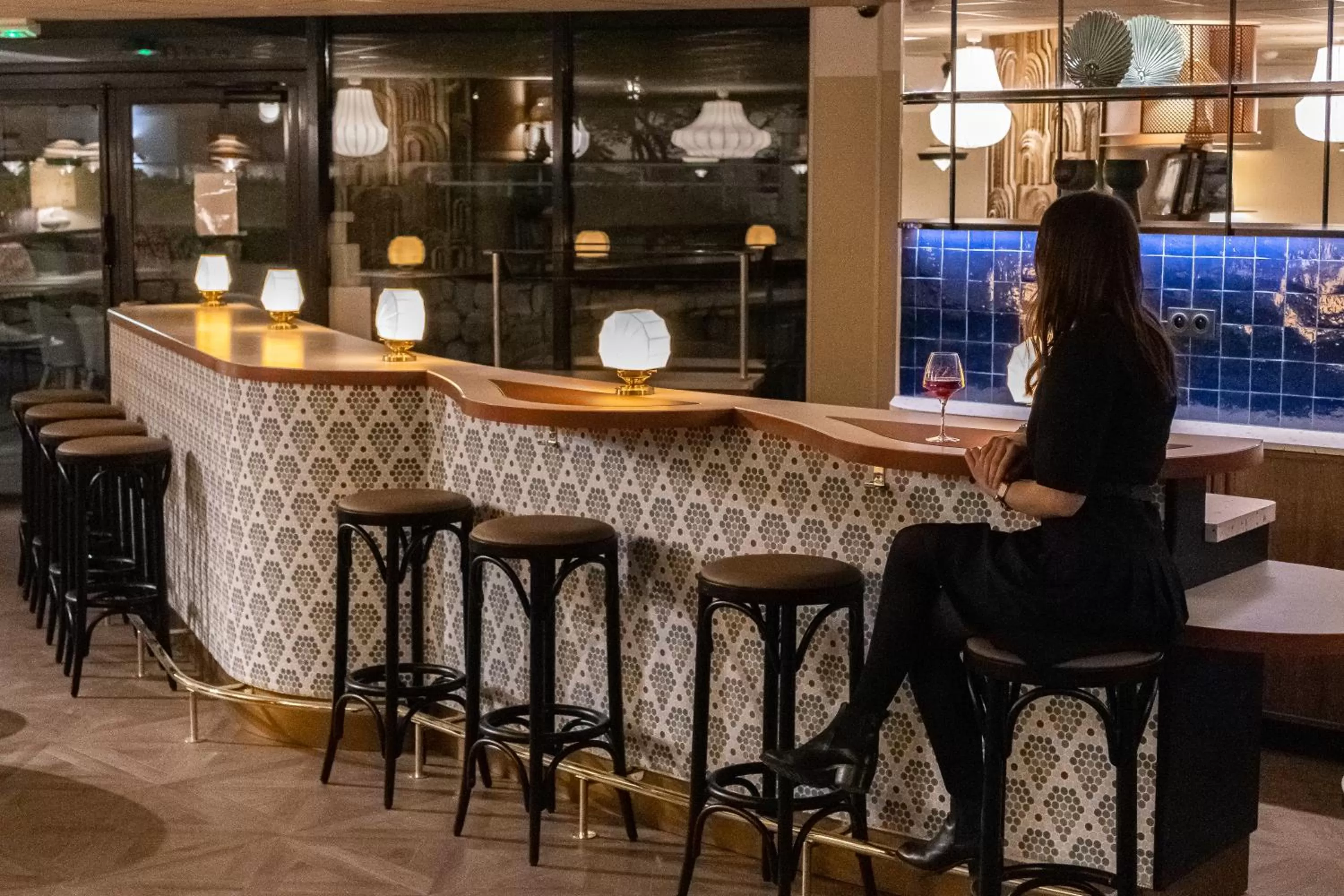 People in Novotel Suites Nice Airport