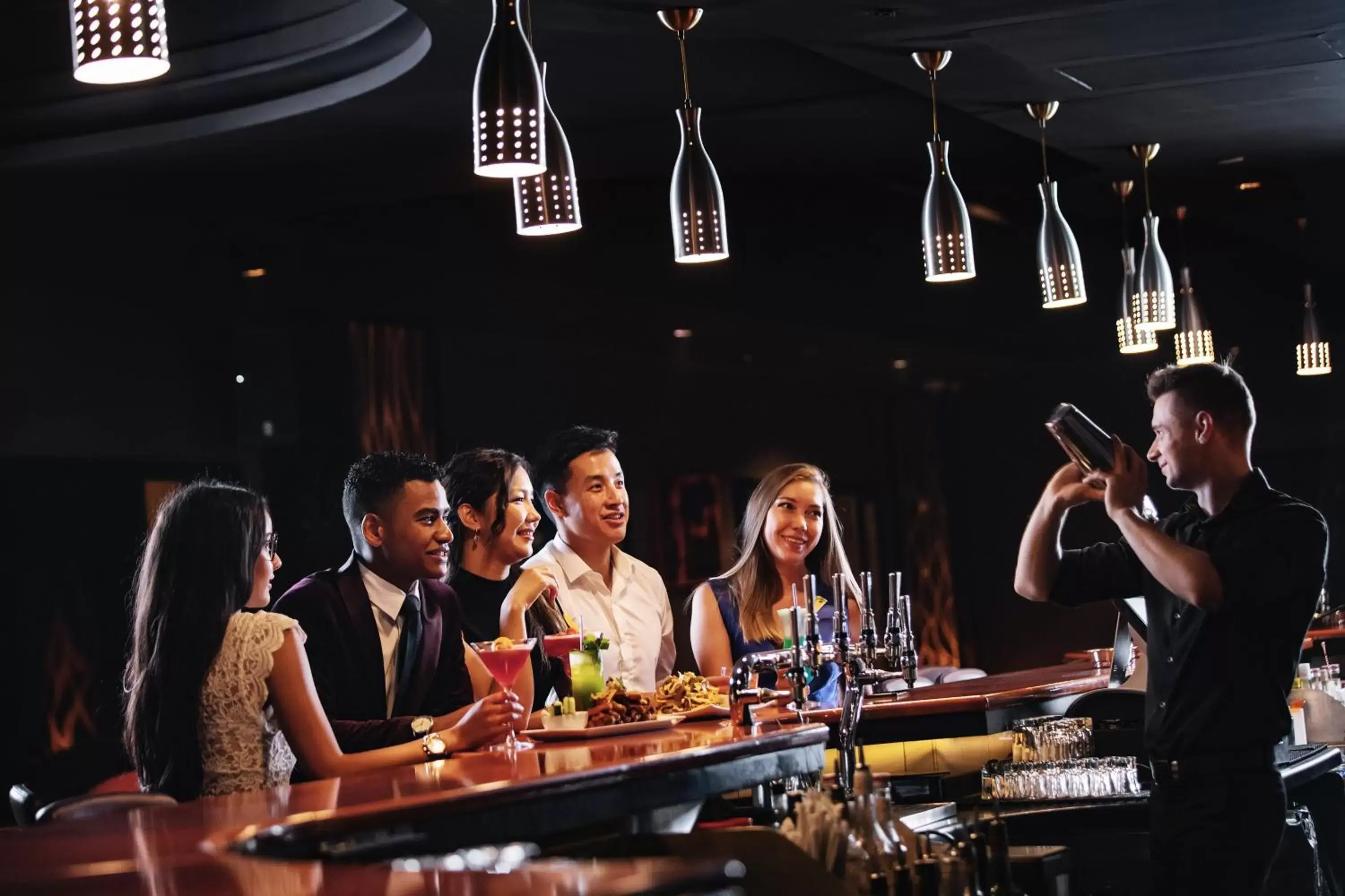 Lounge or bar in InterContinental Doha Beach & Spa, an IHG Hotel Lounge or bar in InterContinental Doha Beach & Spa, an IHG Hotel
