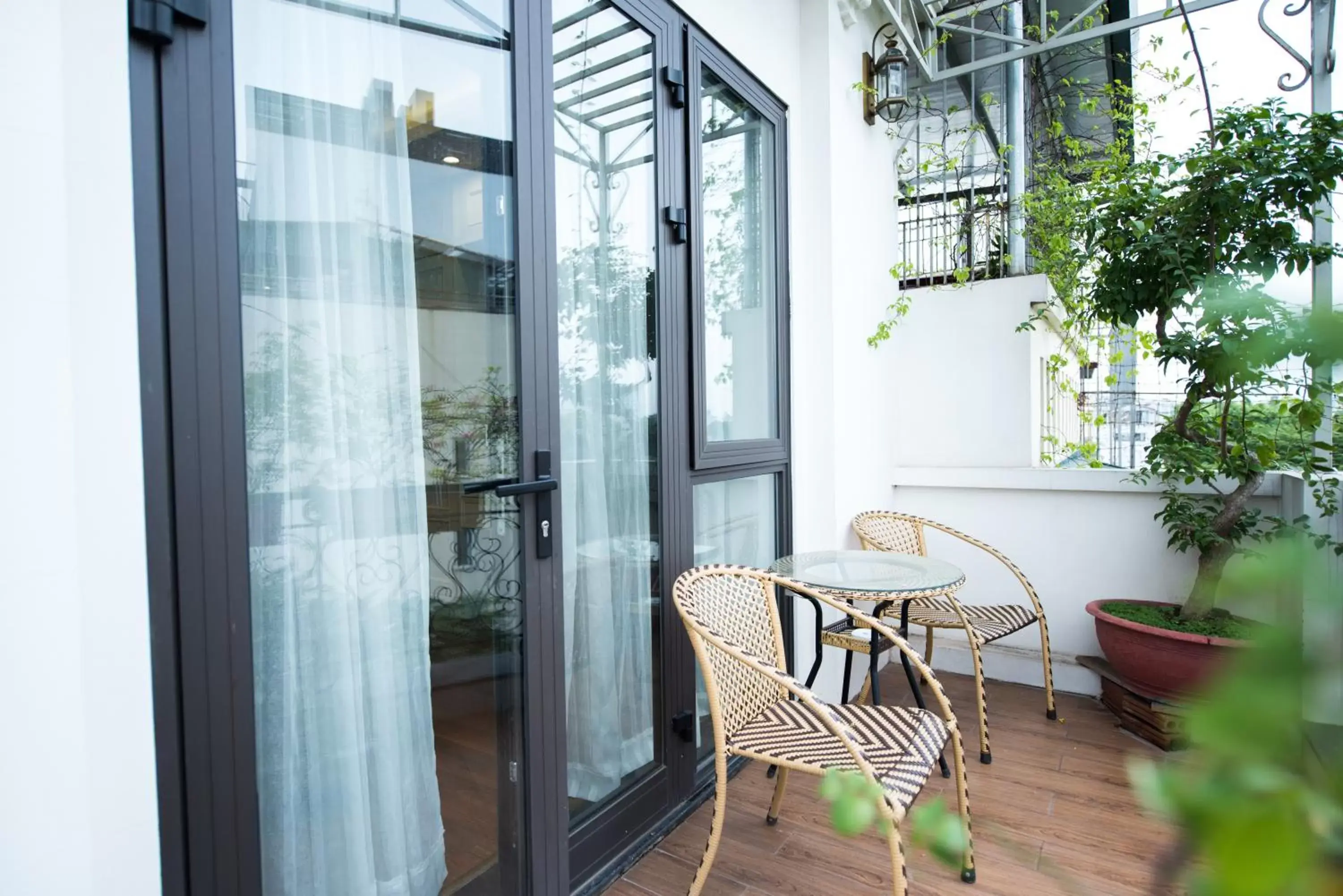 Balcony/Terrace in Hanoi HM Boutique Hotel