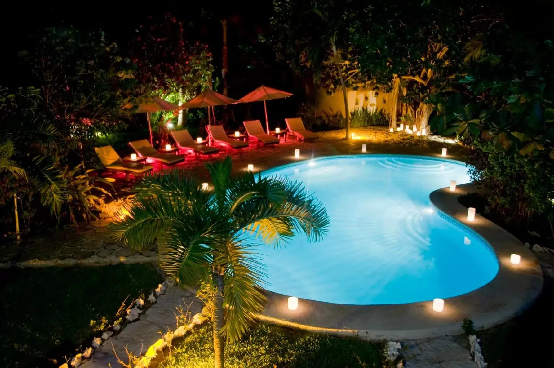 Swimming pool, Pool View in Na Balam Hotel