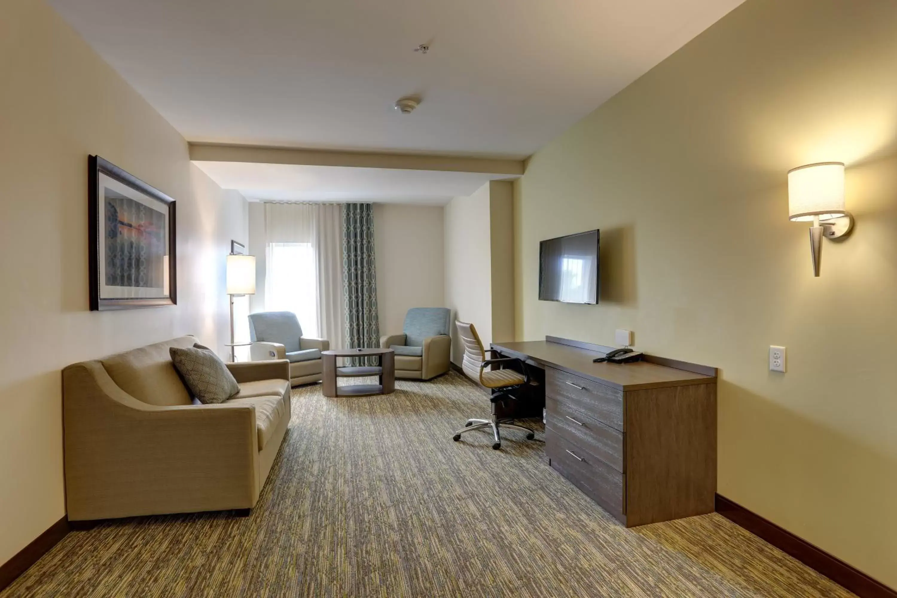 Photo of the whole room, Seating Area in Candlewood Suites - Safety Harbor, an IHG Hotel