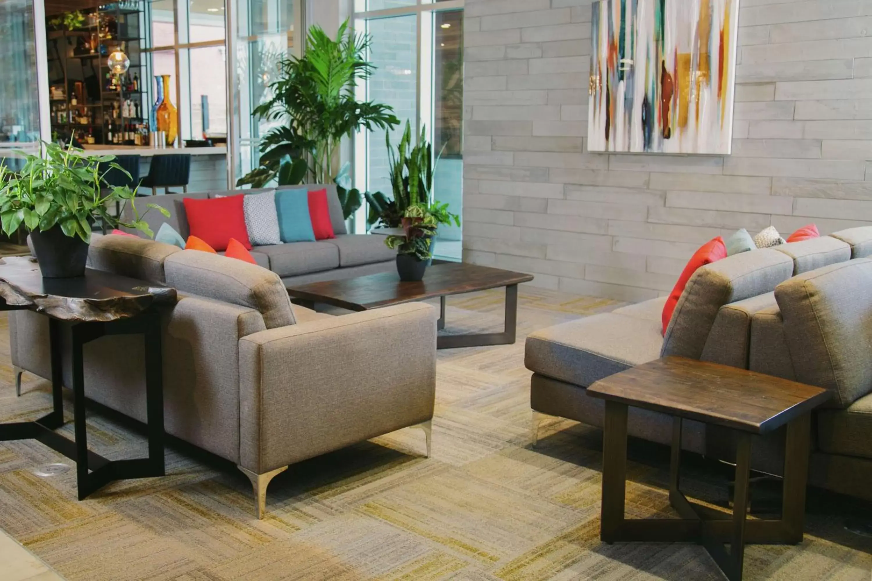 Lobby or reception in Hilton Garden Inn Fredericton