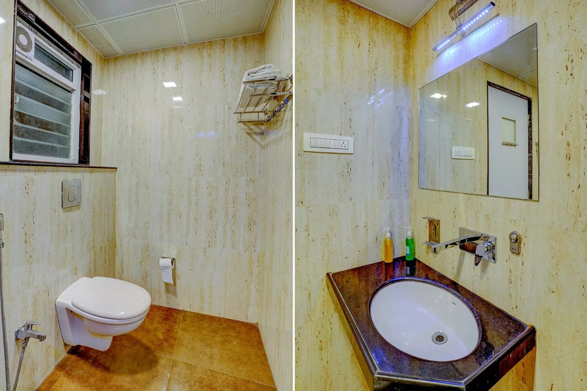 Bathroom in FabHotel Ramjis Residency