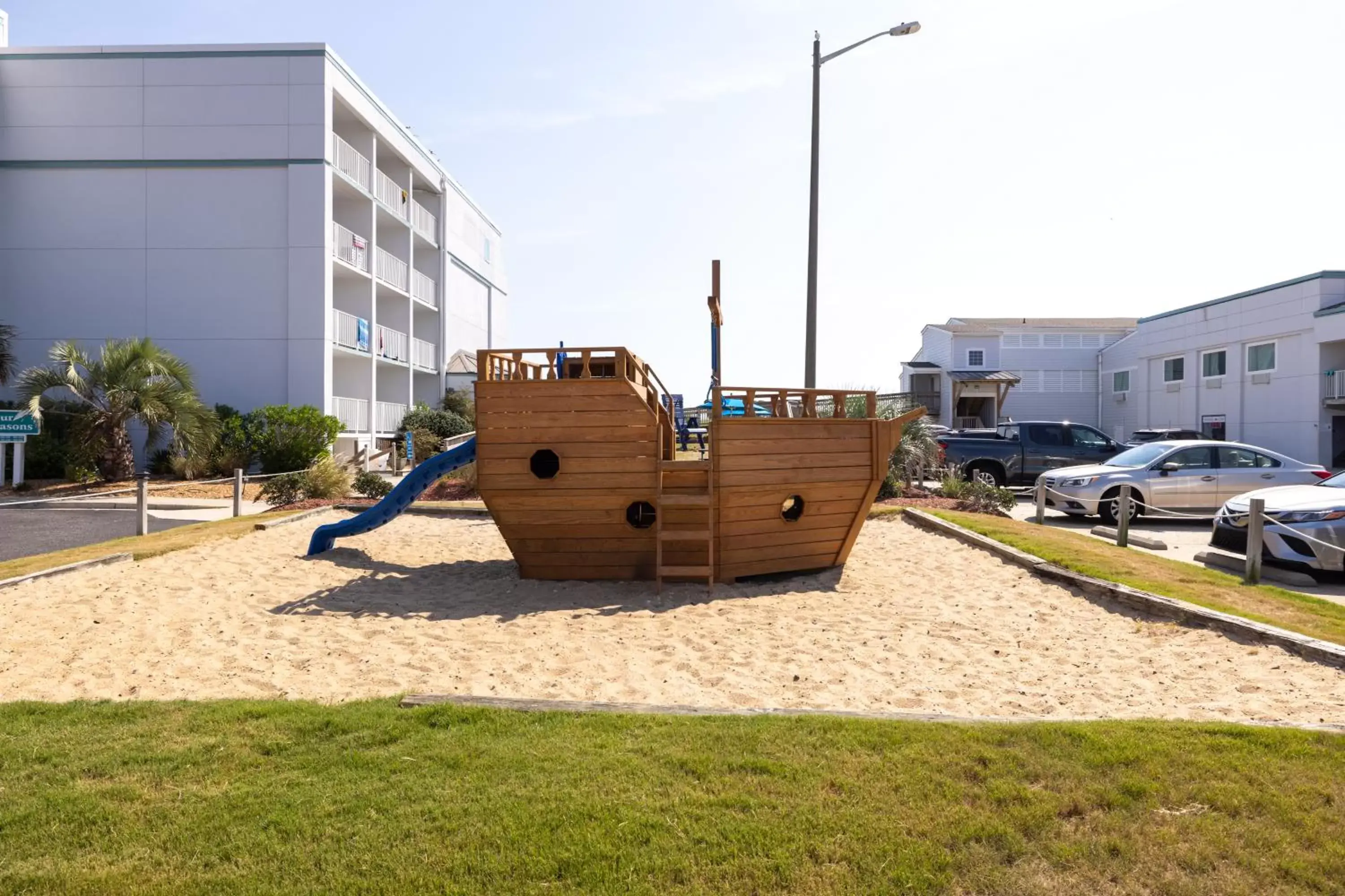 Children play ground, Property Building in John Yancey Oceanfront Inn