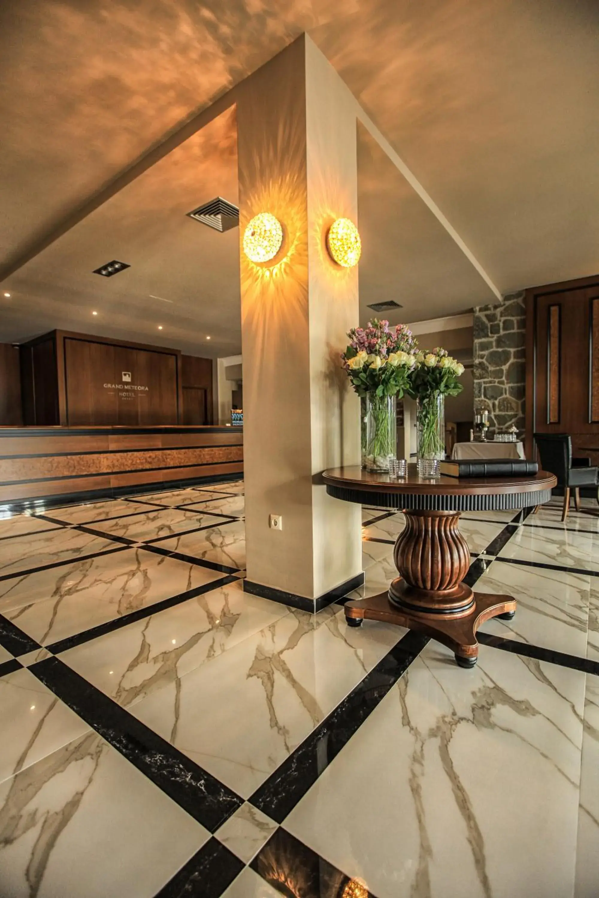 Lobby or reception, Lobby/Reception in Grand Meteora Hotel