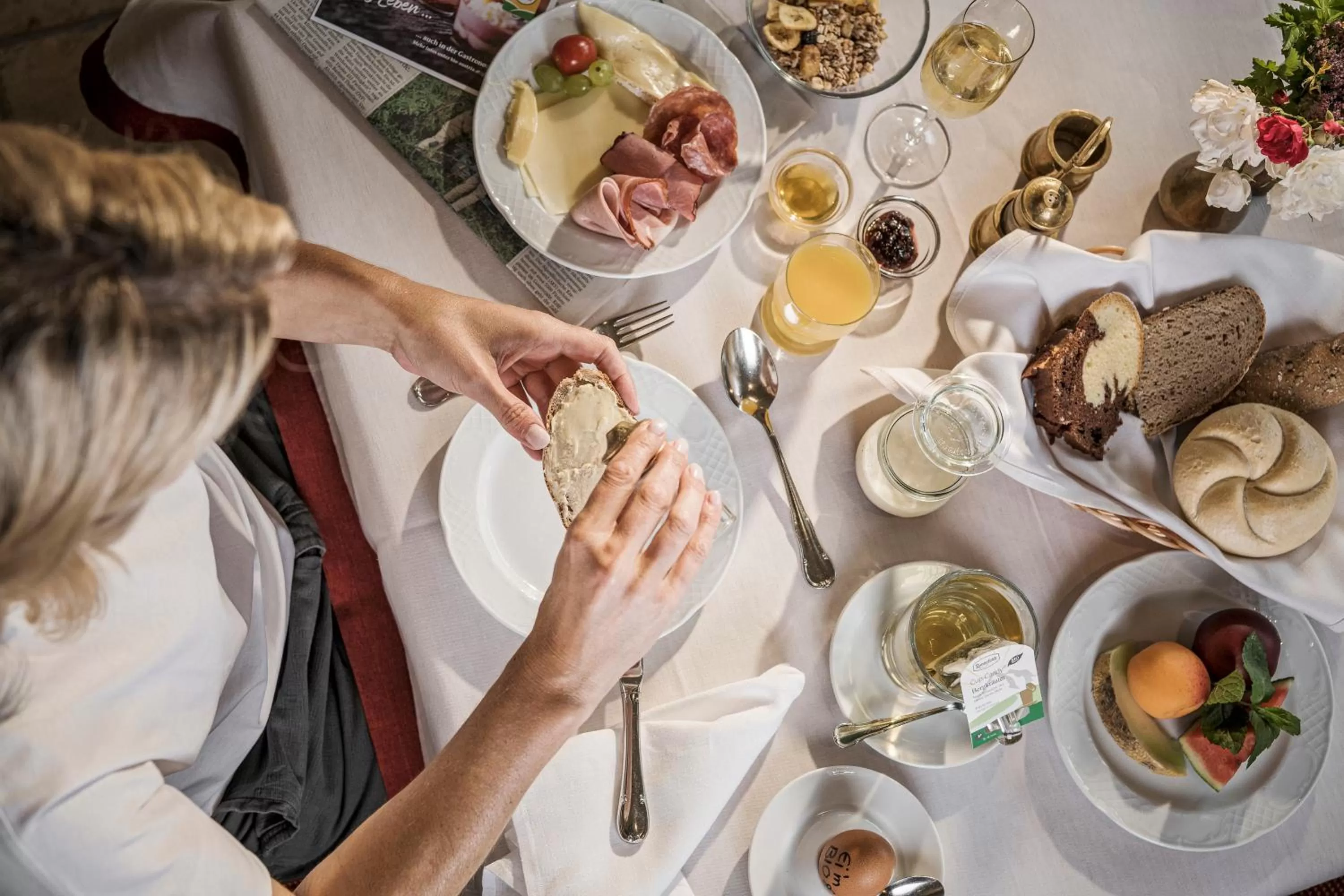 Breakfast in Biohotel Rastbichlhof