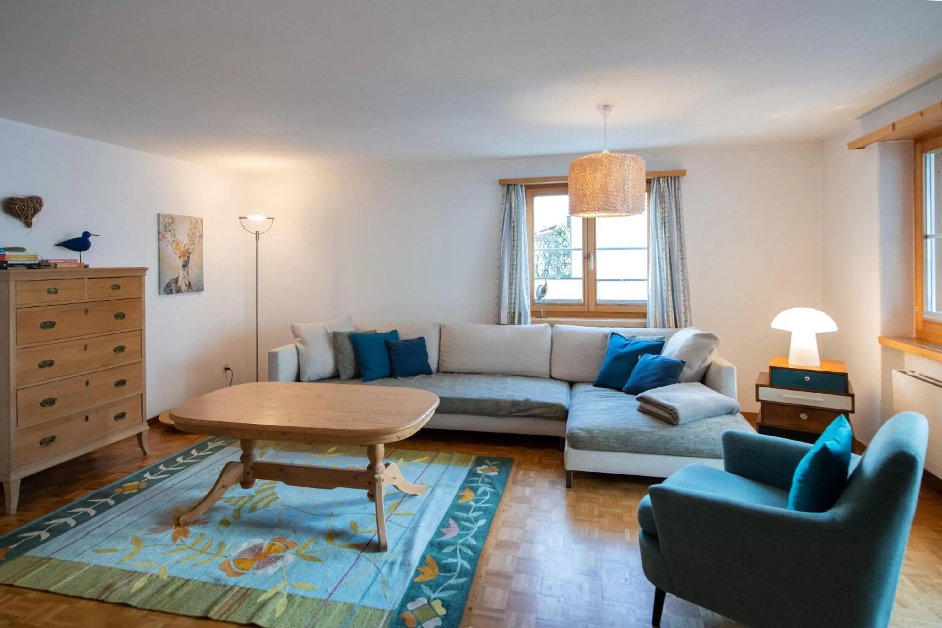 Living room, Seating Area in Sport-Lodge Klosters