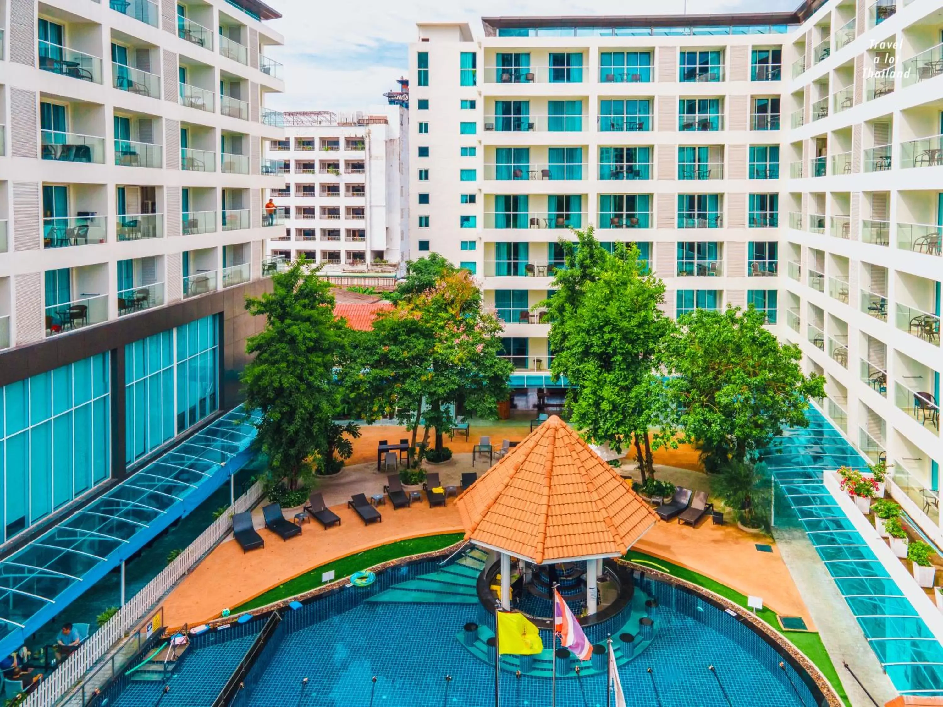 Property building, Pool View in Centara Pattaya Hotel