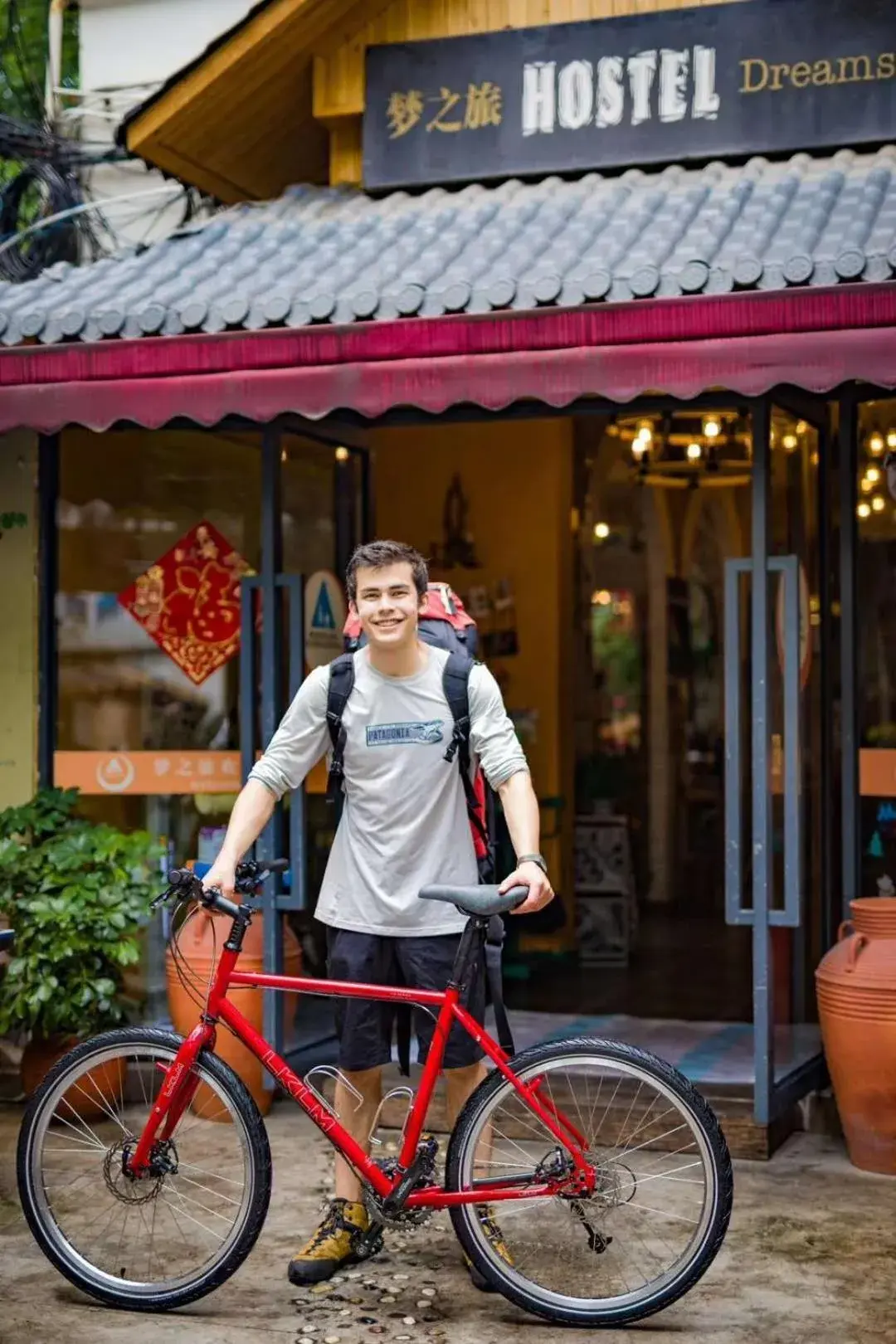 Biking in Chengdu Dreams Travel International Youth Hostel