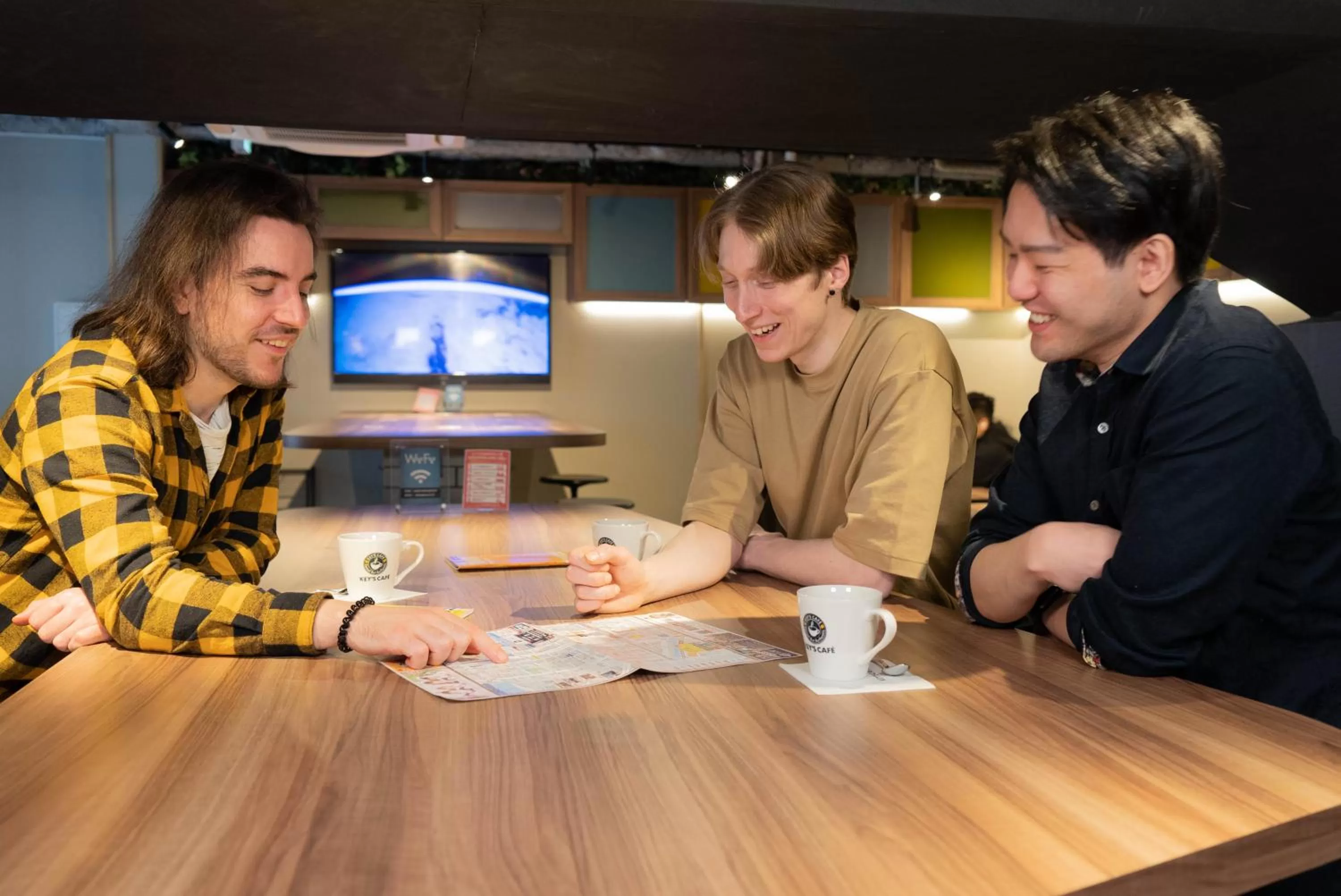 Communal lounge/ TV room in UNDER RAILWAY HOTEL AKIHABARA