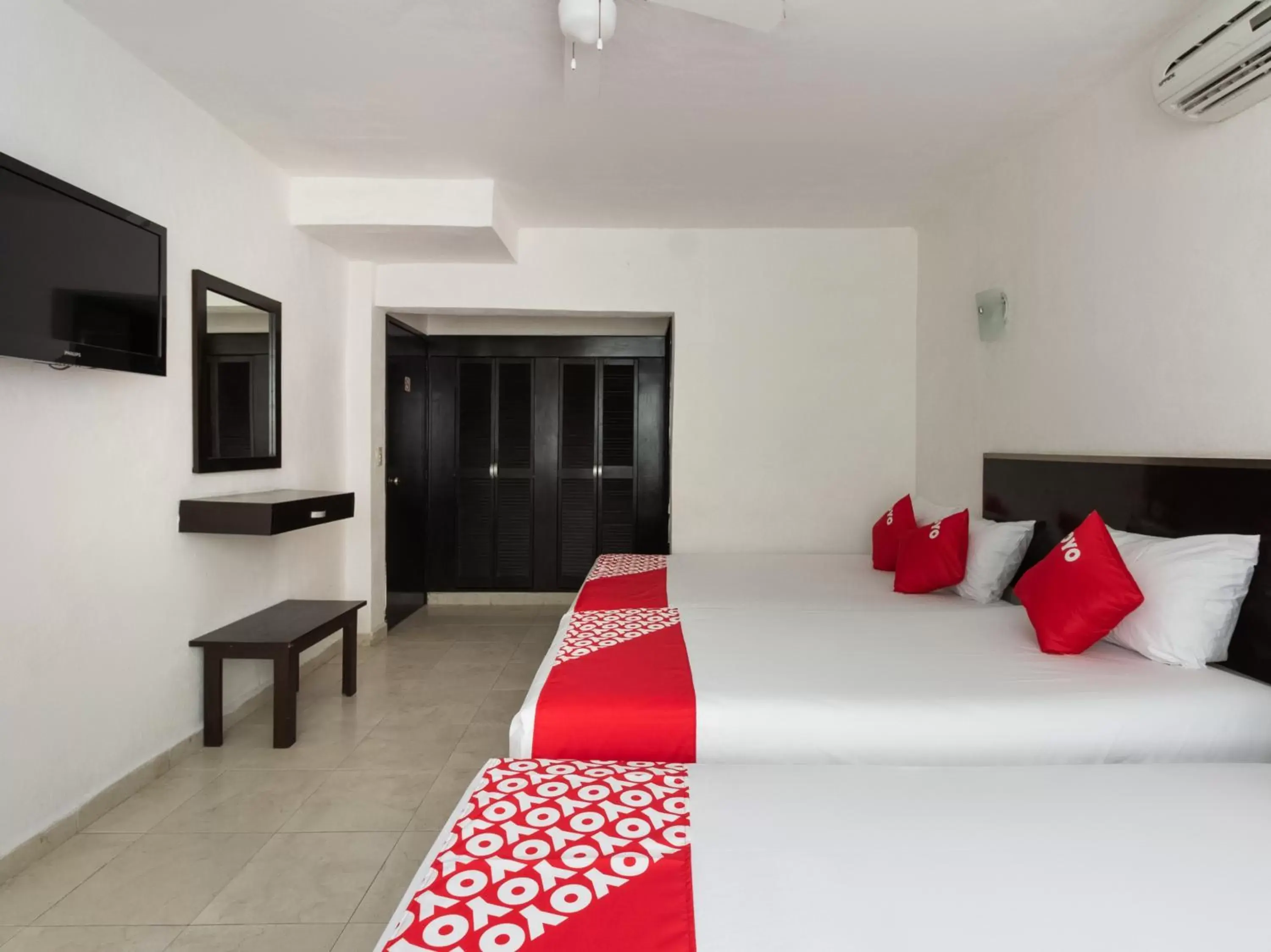 Bedroom, Bed in OYO Hotel Puesta del Sol, Santa Ana, Campeche